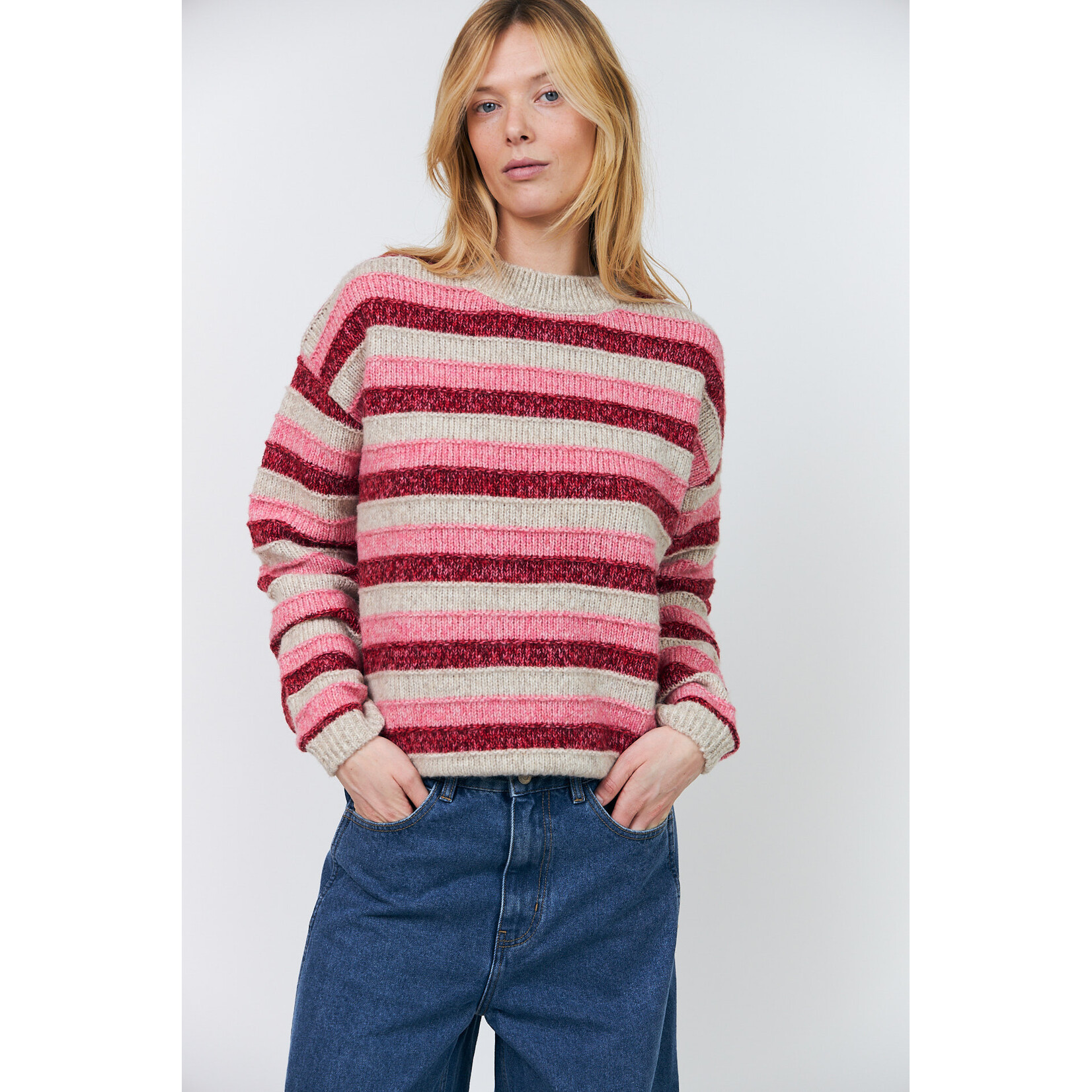 Lollys Laundry Macie knit jumper Pink
