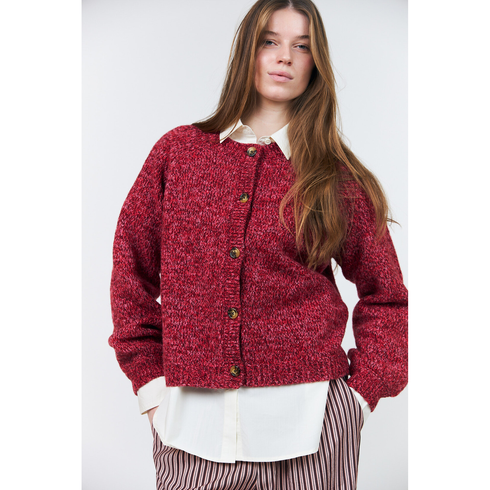 Lollys Laundry Nova knit cardigan Pink