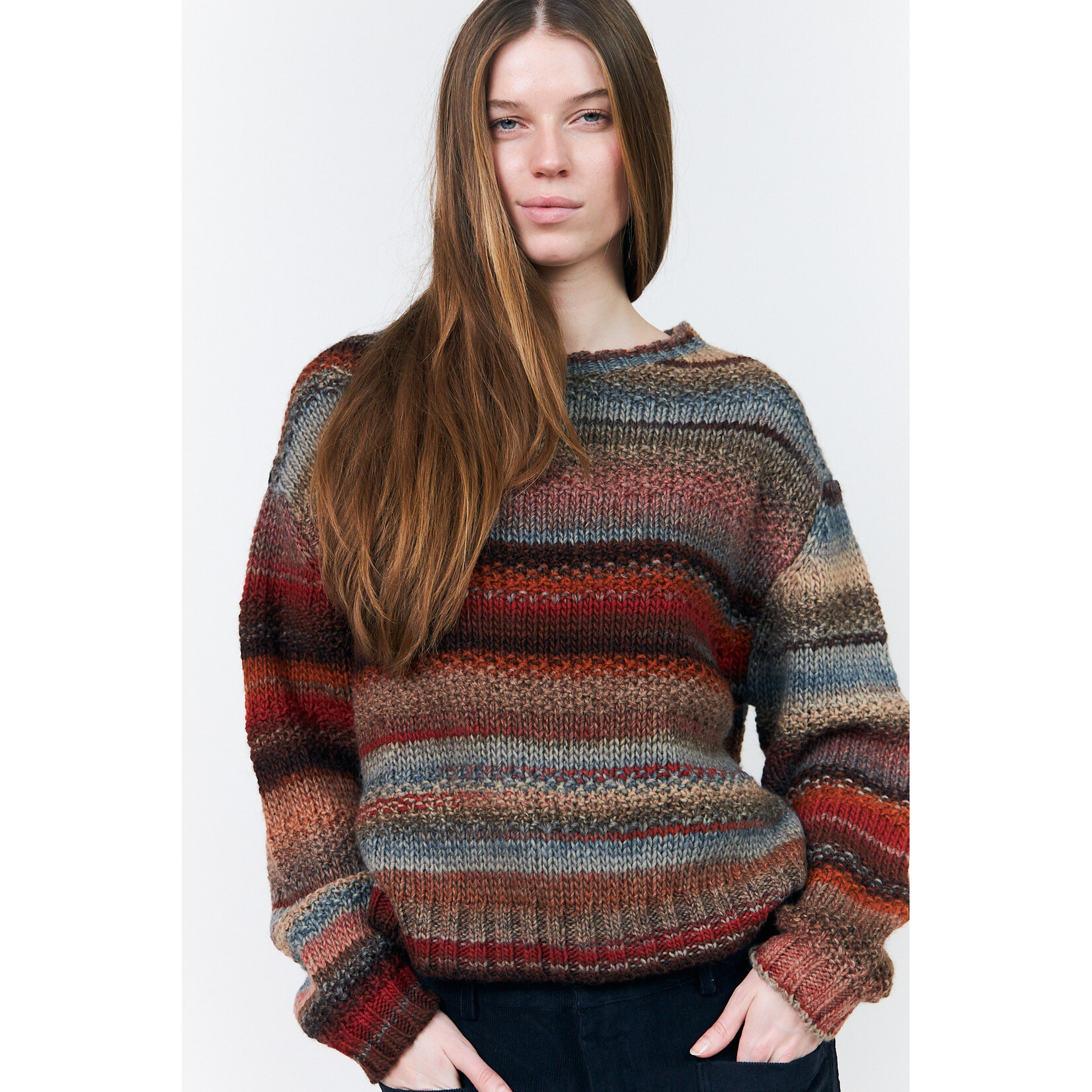 Lollys Laundry Fairhaven knit jumper Rust