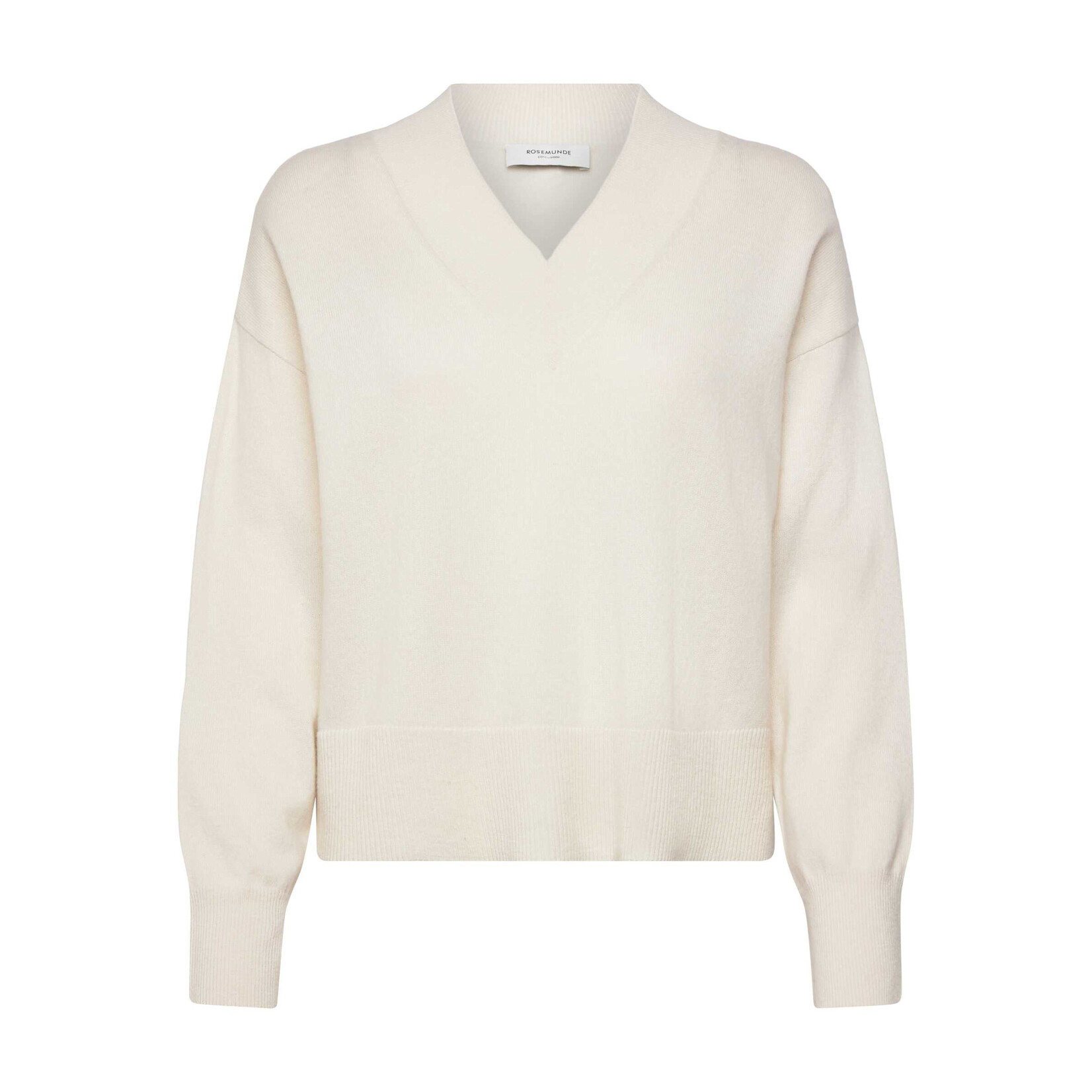 Rosemunde Laica cashmere v-neck pullover Ivory