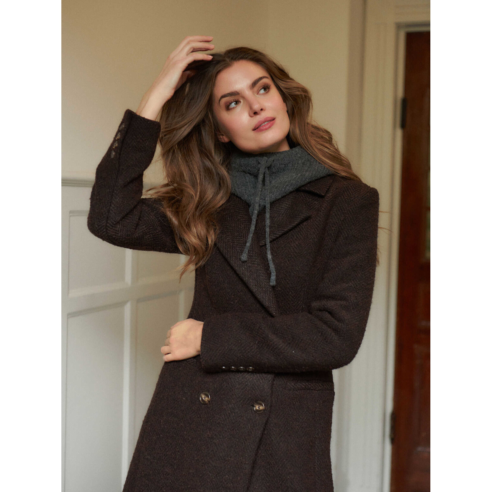 Rosemunde Tinker wool blend Grey melange