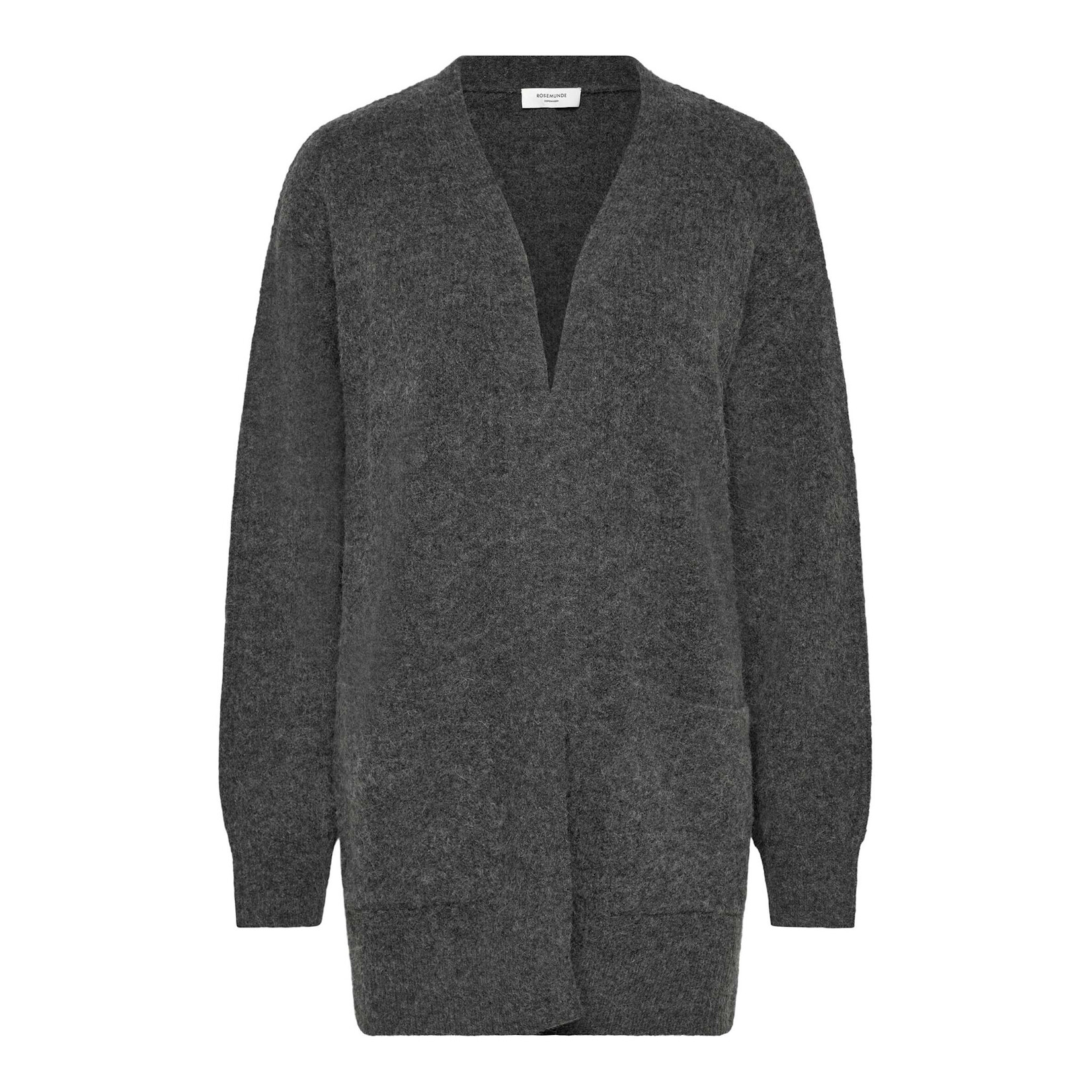 Rosemunde Tinker wool blend v-neck cardigan Grey melange