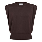 Co'couture Lue wing vest Dark brown