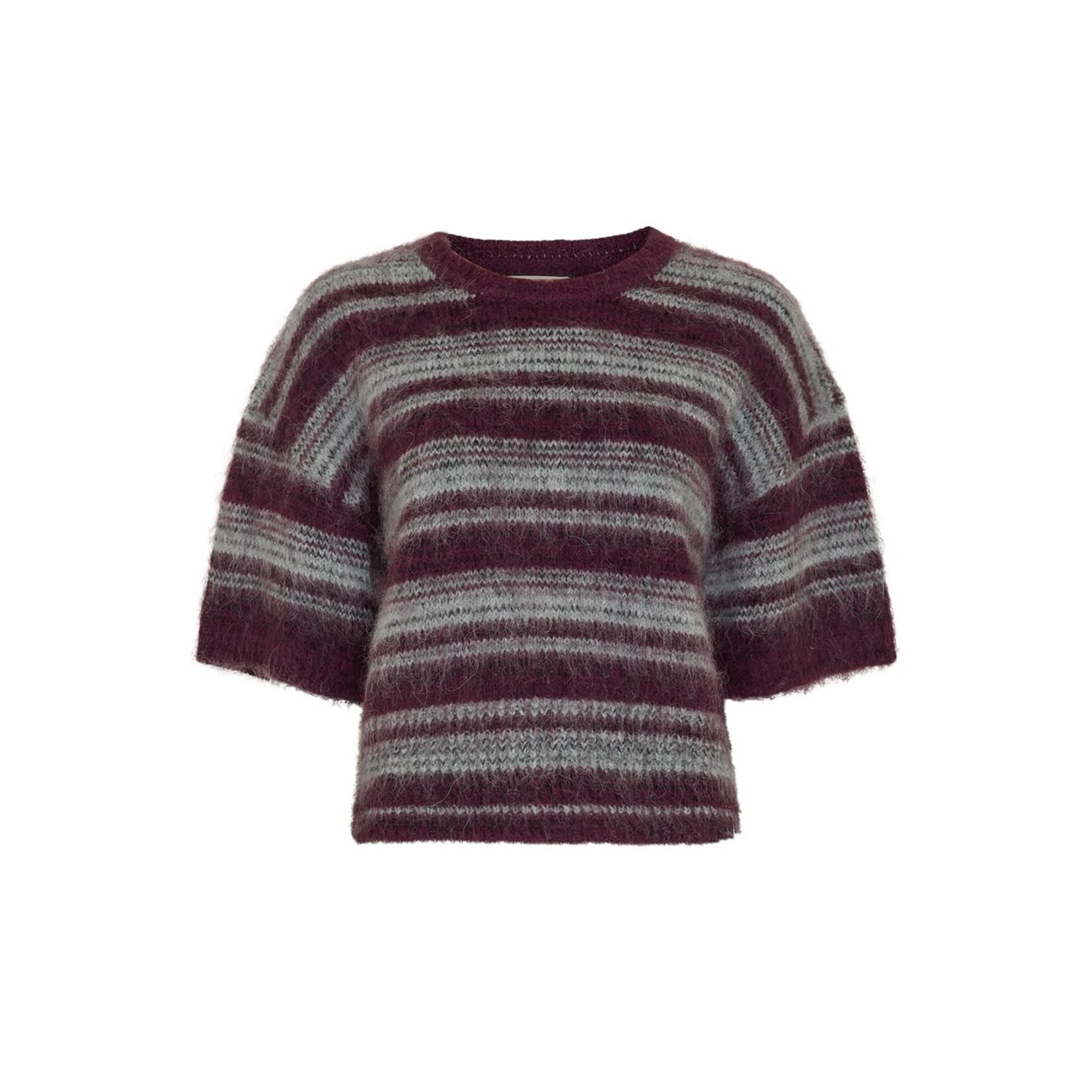 MSCH Lycie pullover stripe Purple/grey