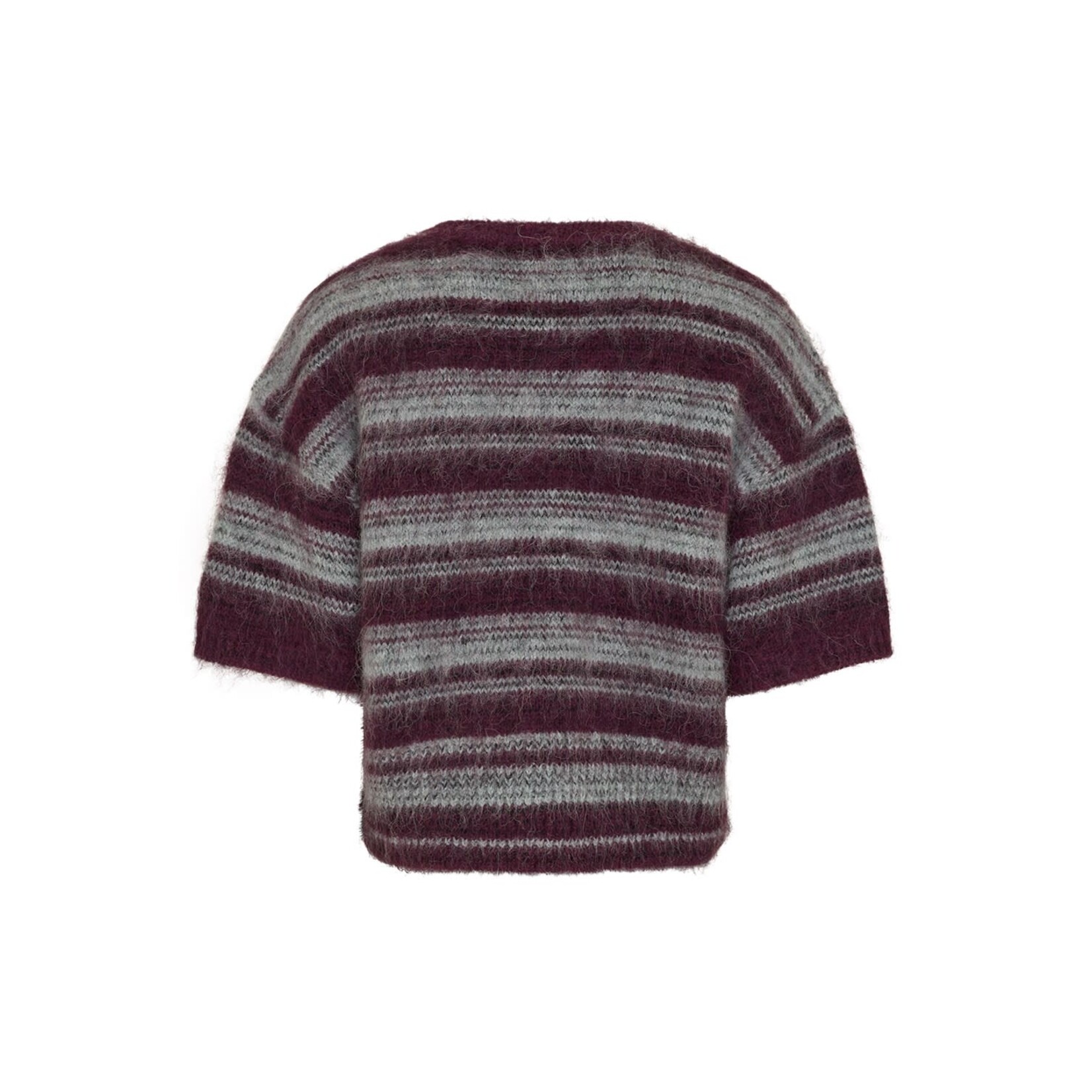 MSCH Lycie pullover stripe Purple/grey