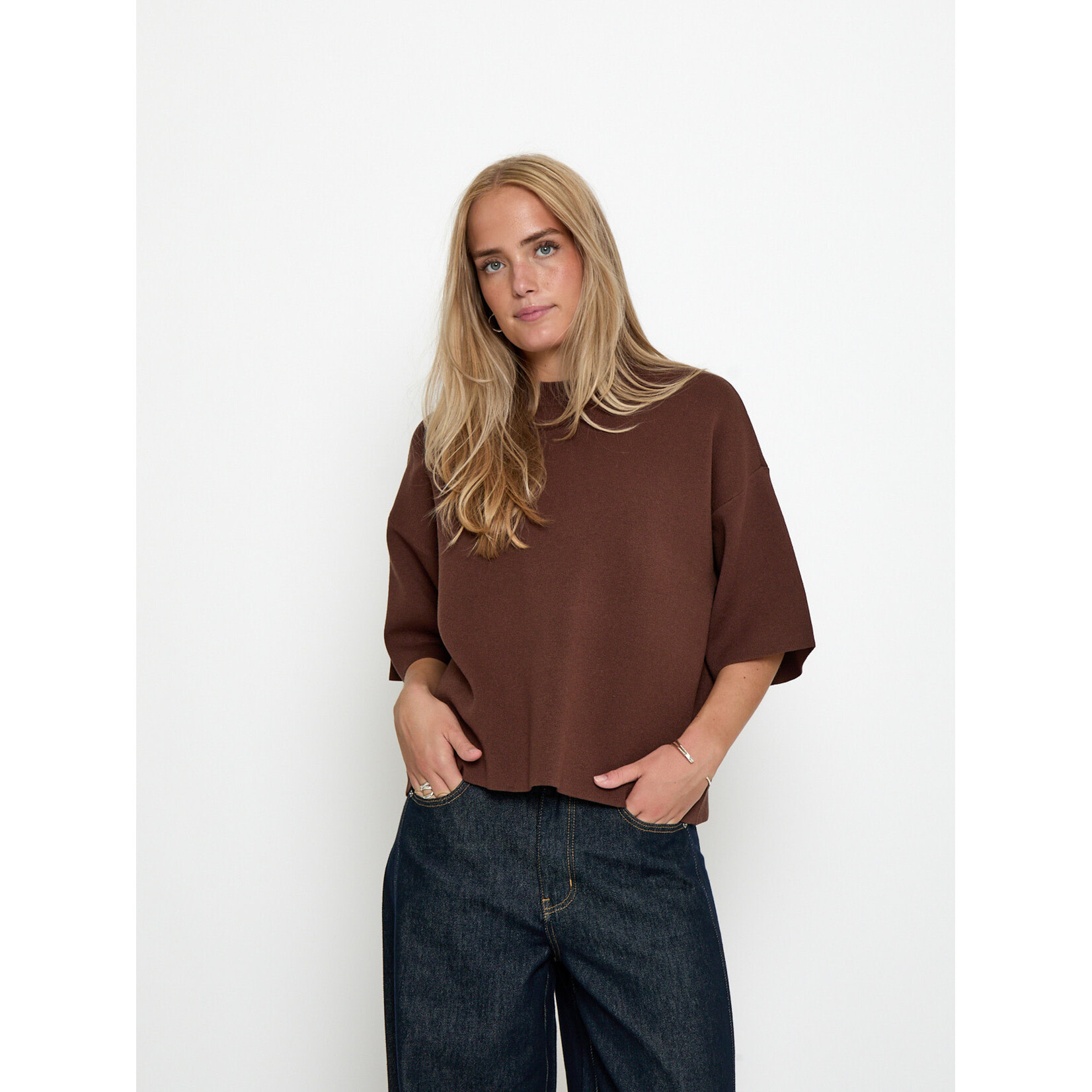 Minus Lupi knit pullover Tiramisu