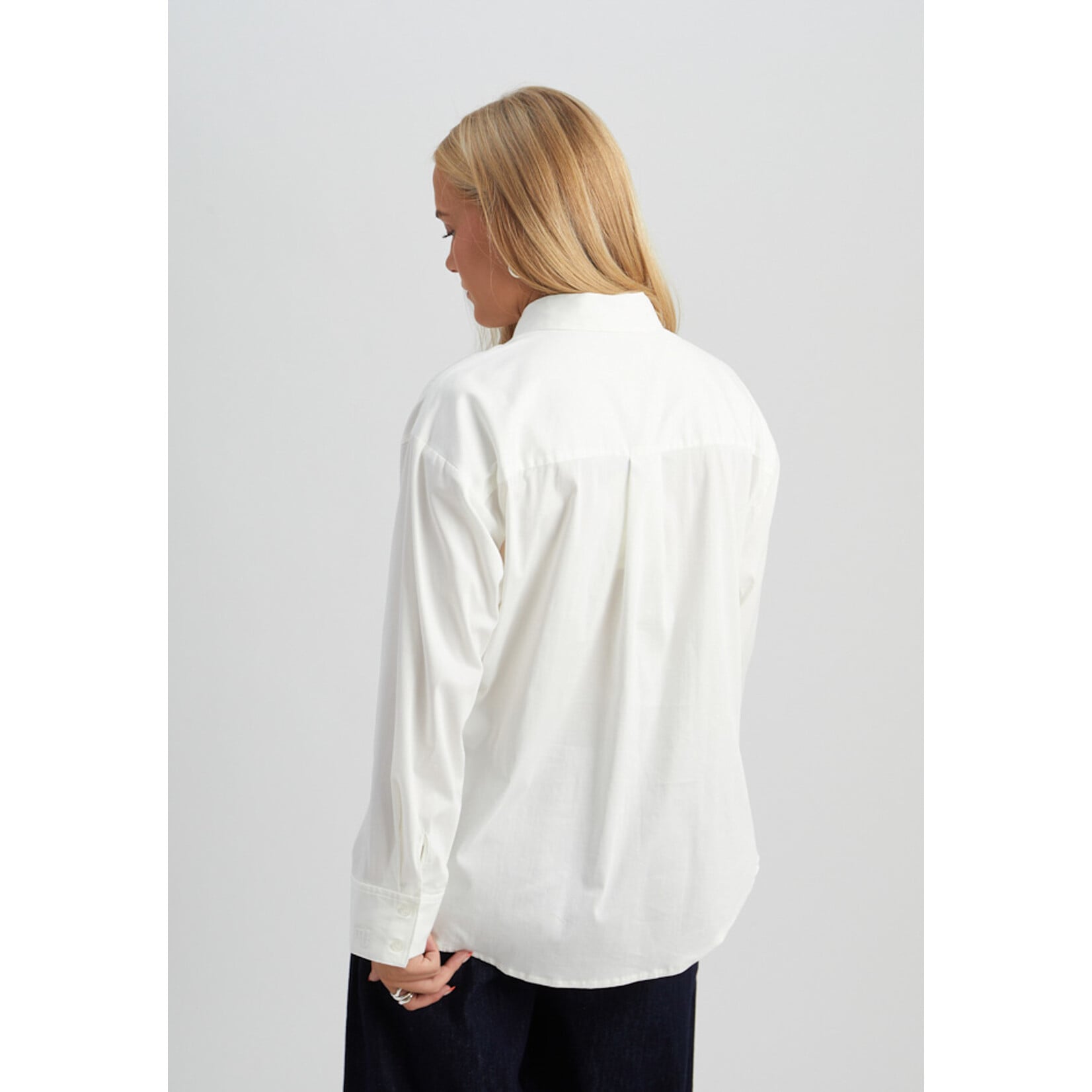 Minus Vicky oversize shirt Cloud dancer