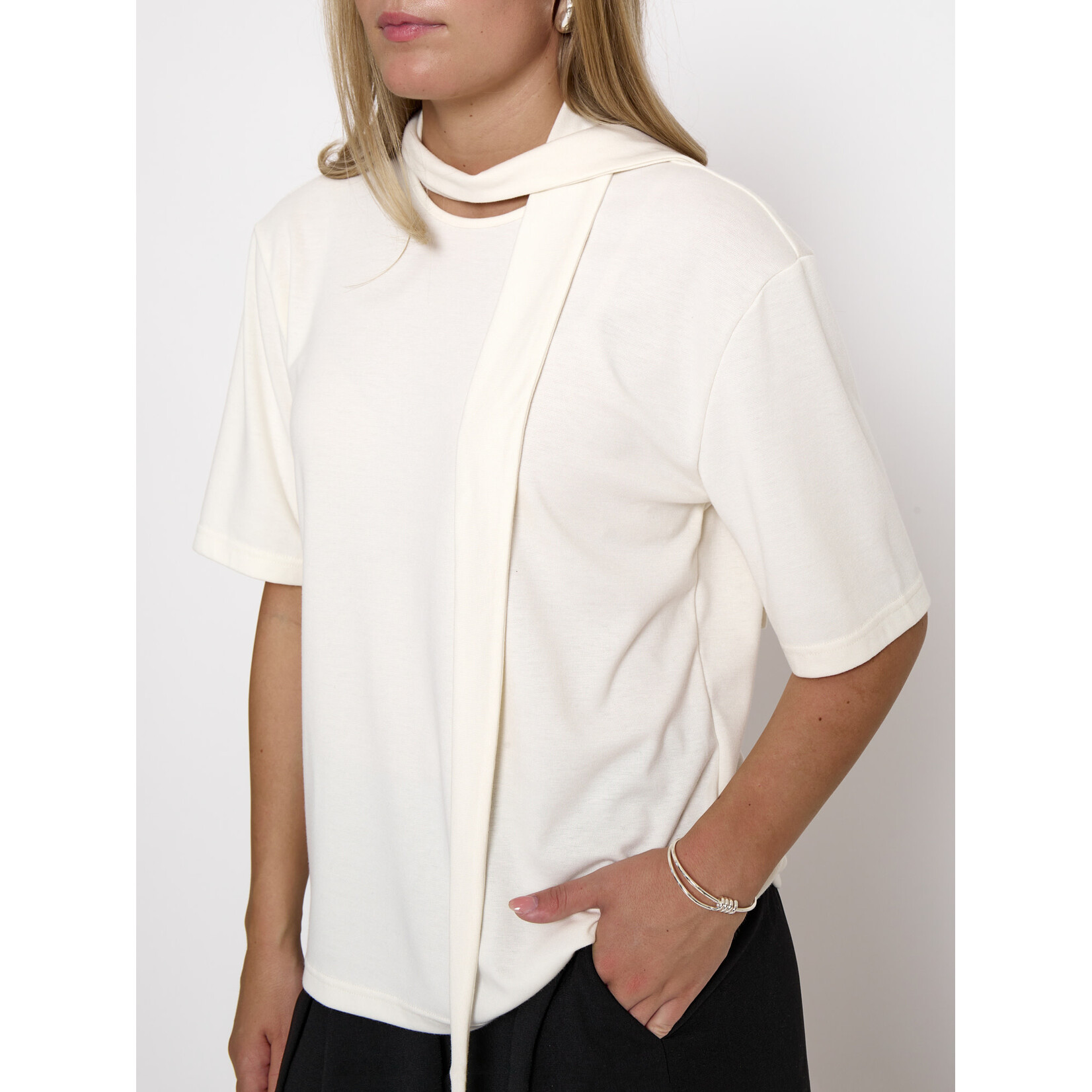 Minus Ovida t-shirt Cloud dancer