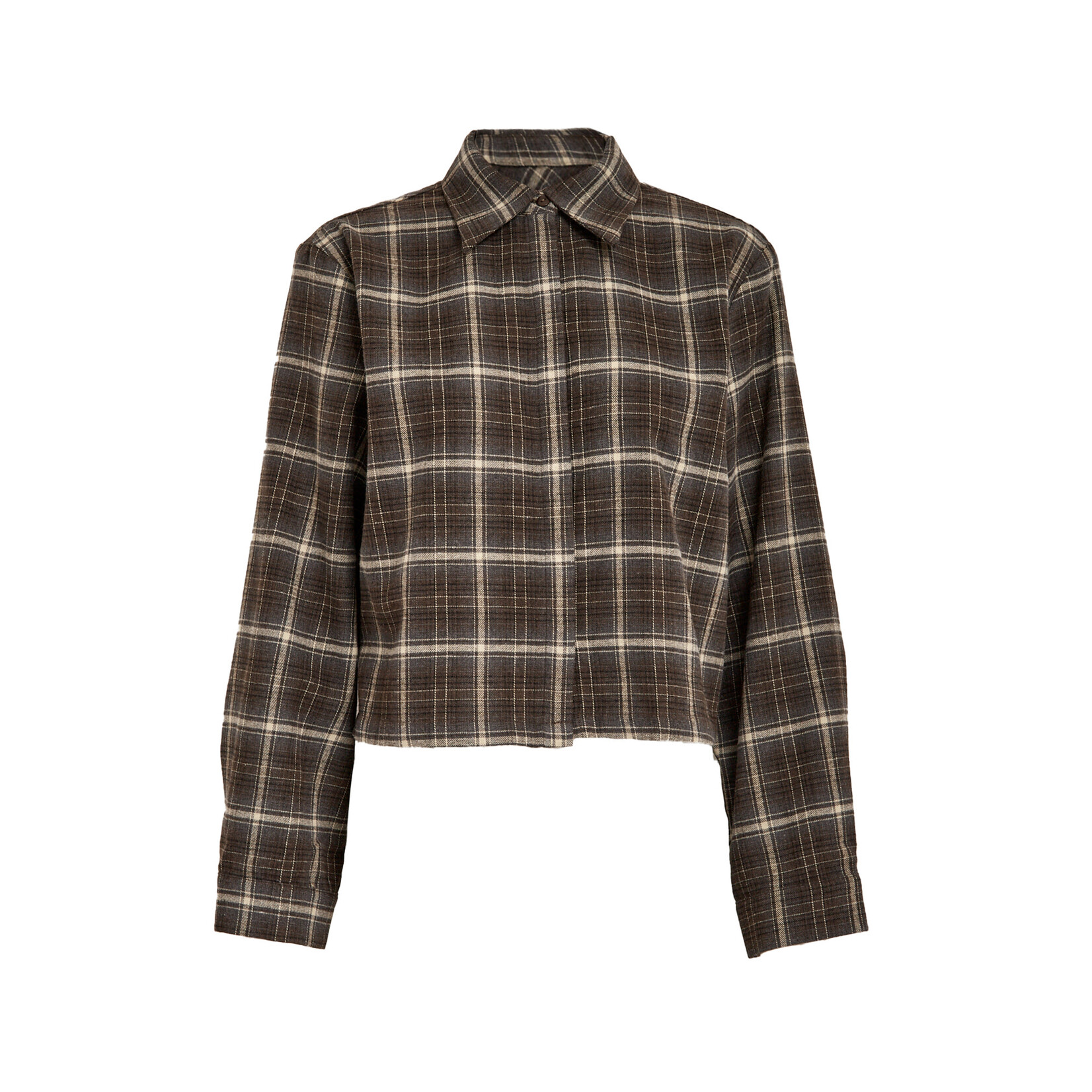 Minus Regine shirt Tiramisu checked
