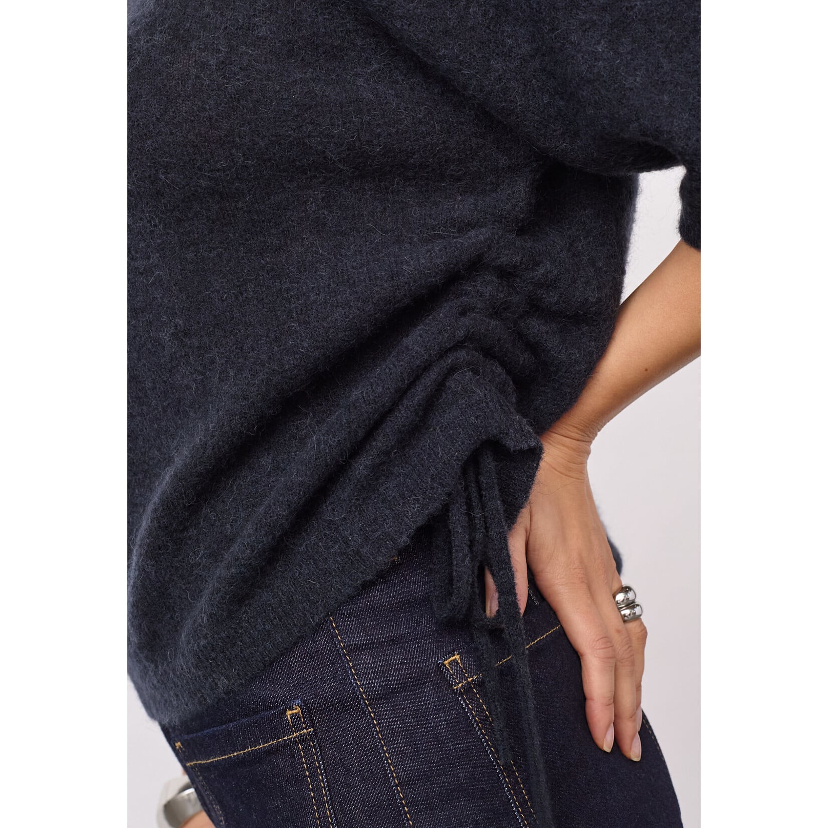 Co'couture Noomi string knit Navy