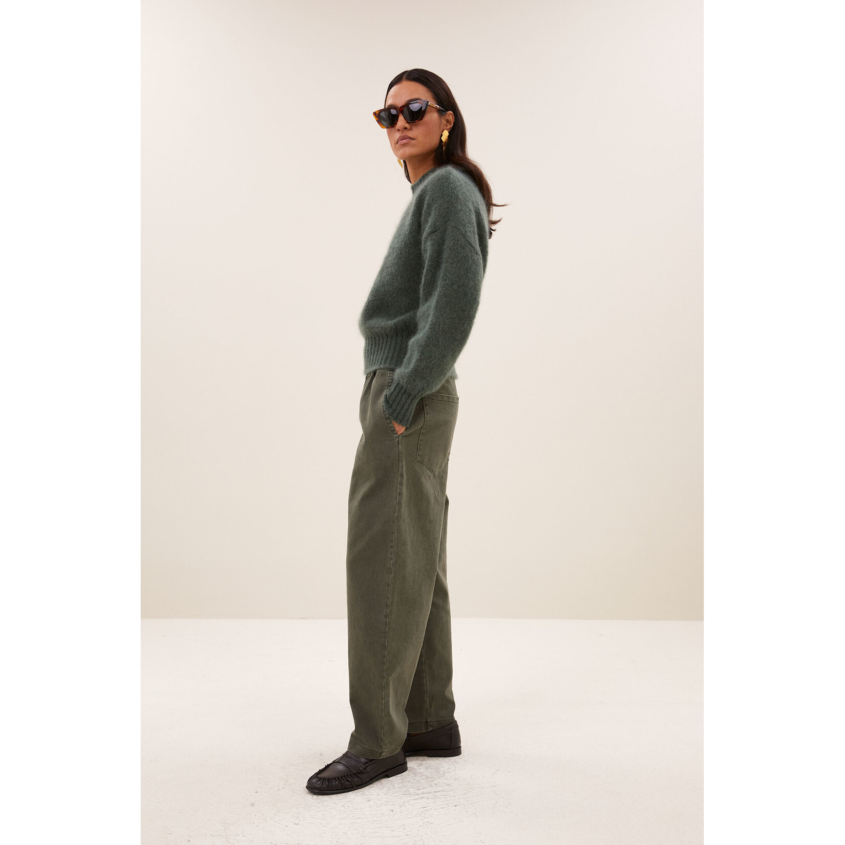 By-Bar Sonny pullover Frosted olive