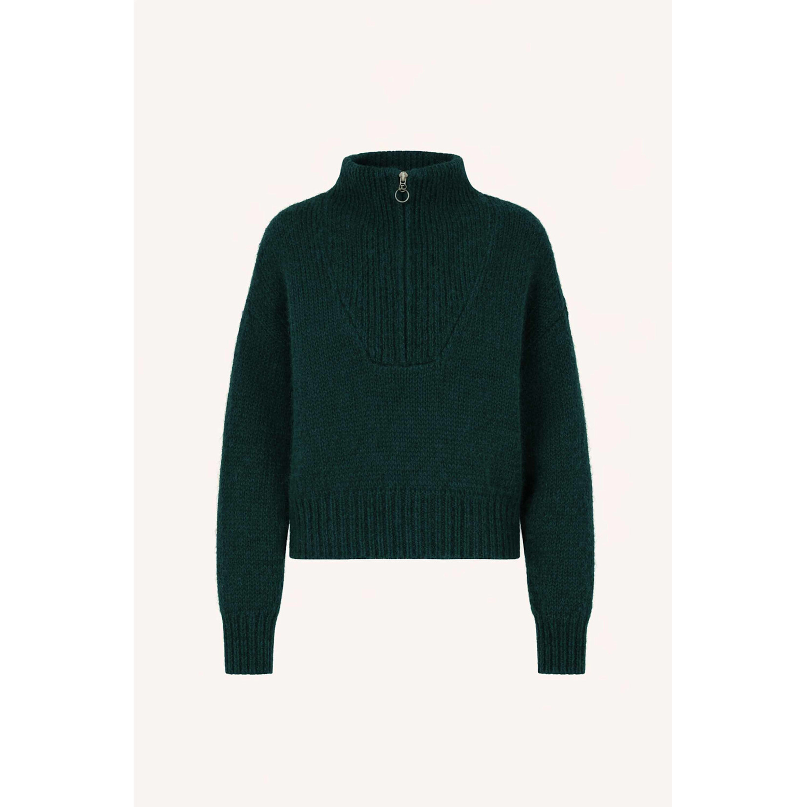 By-Bar Boxy beau pullover Dark green