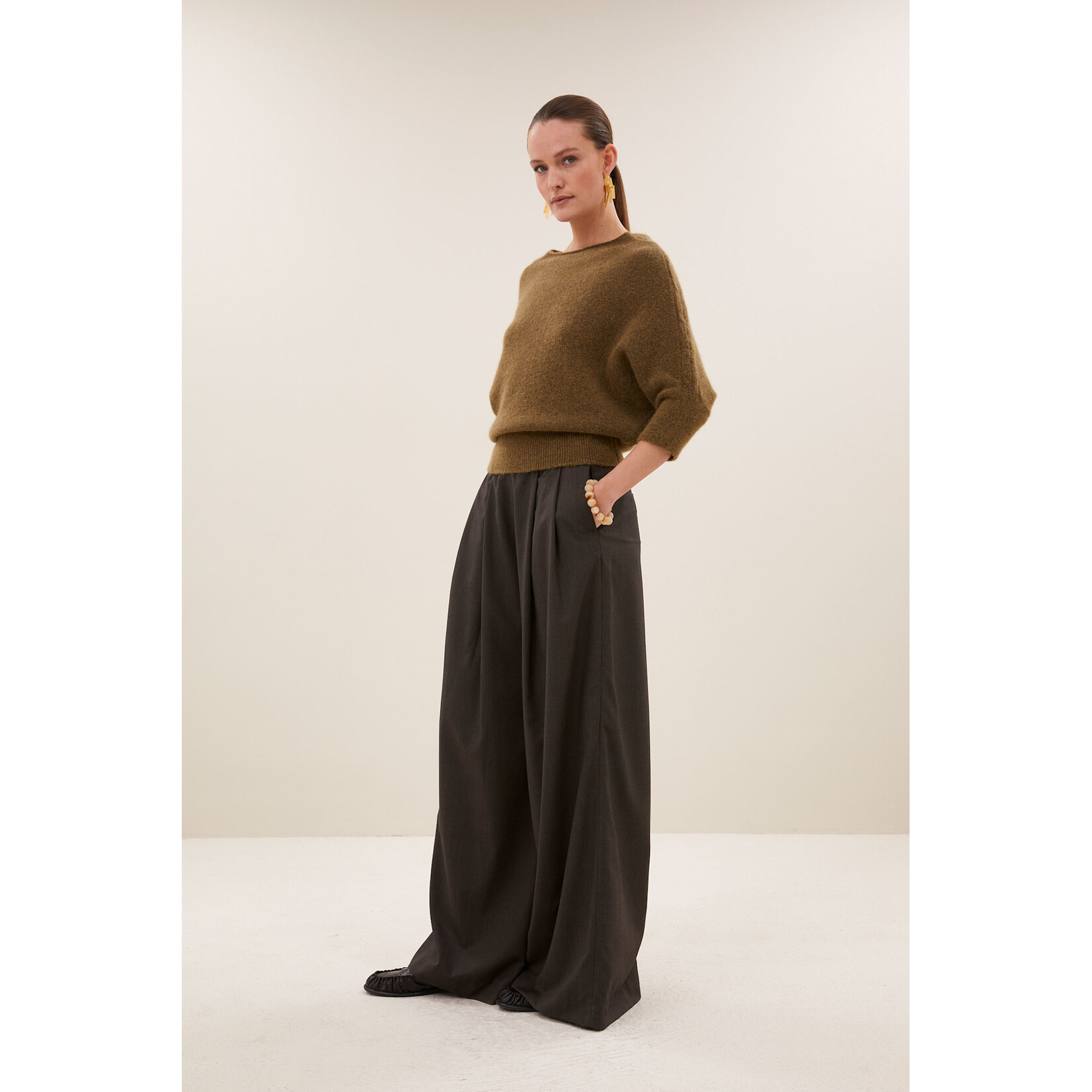 By-Bar Kyoto pullover Golden olive