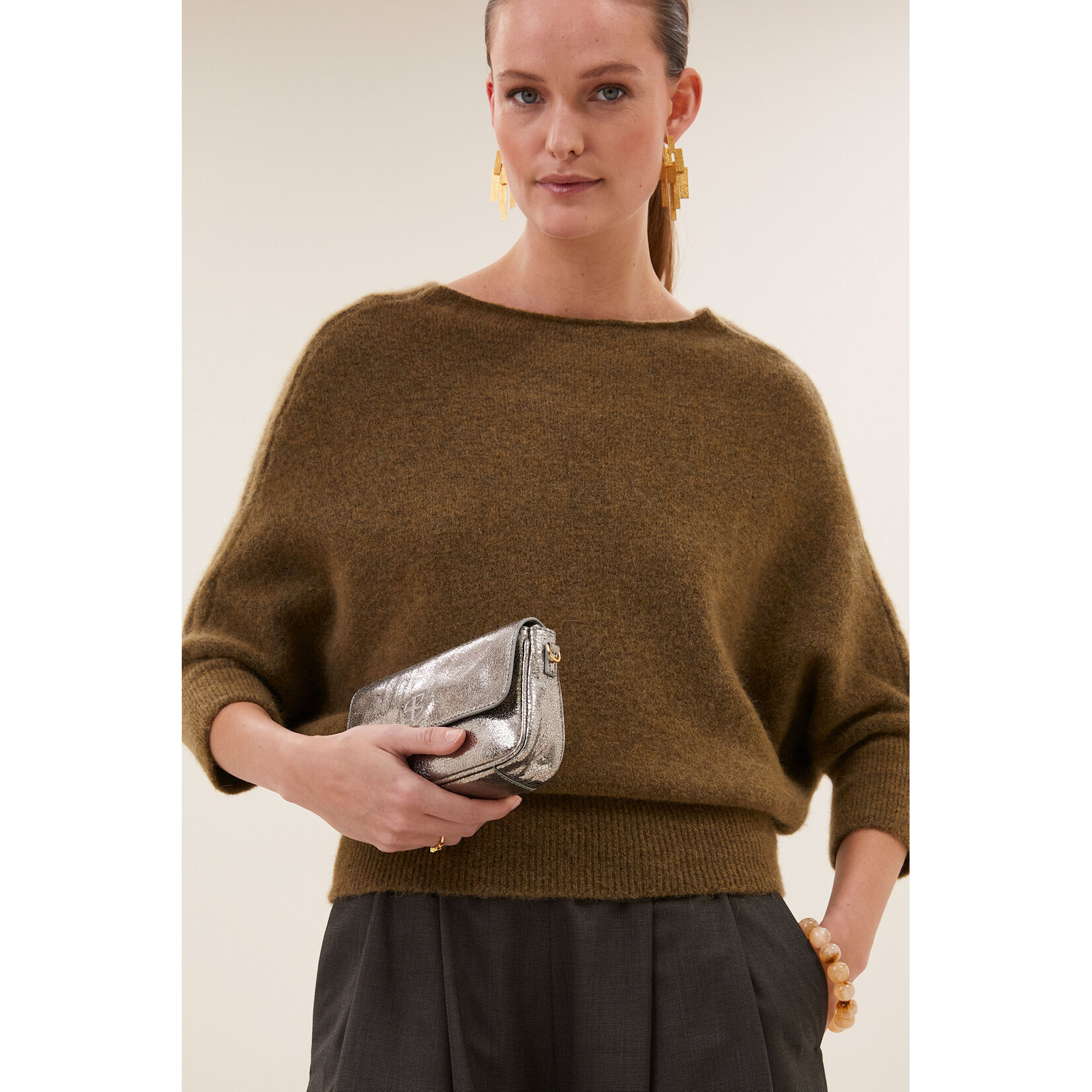 By-Bar Kyoto pullover Golden olive