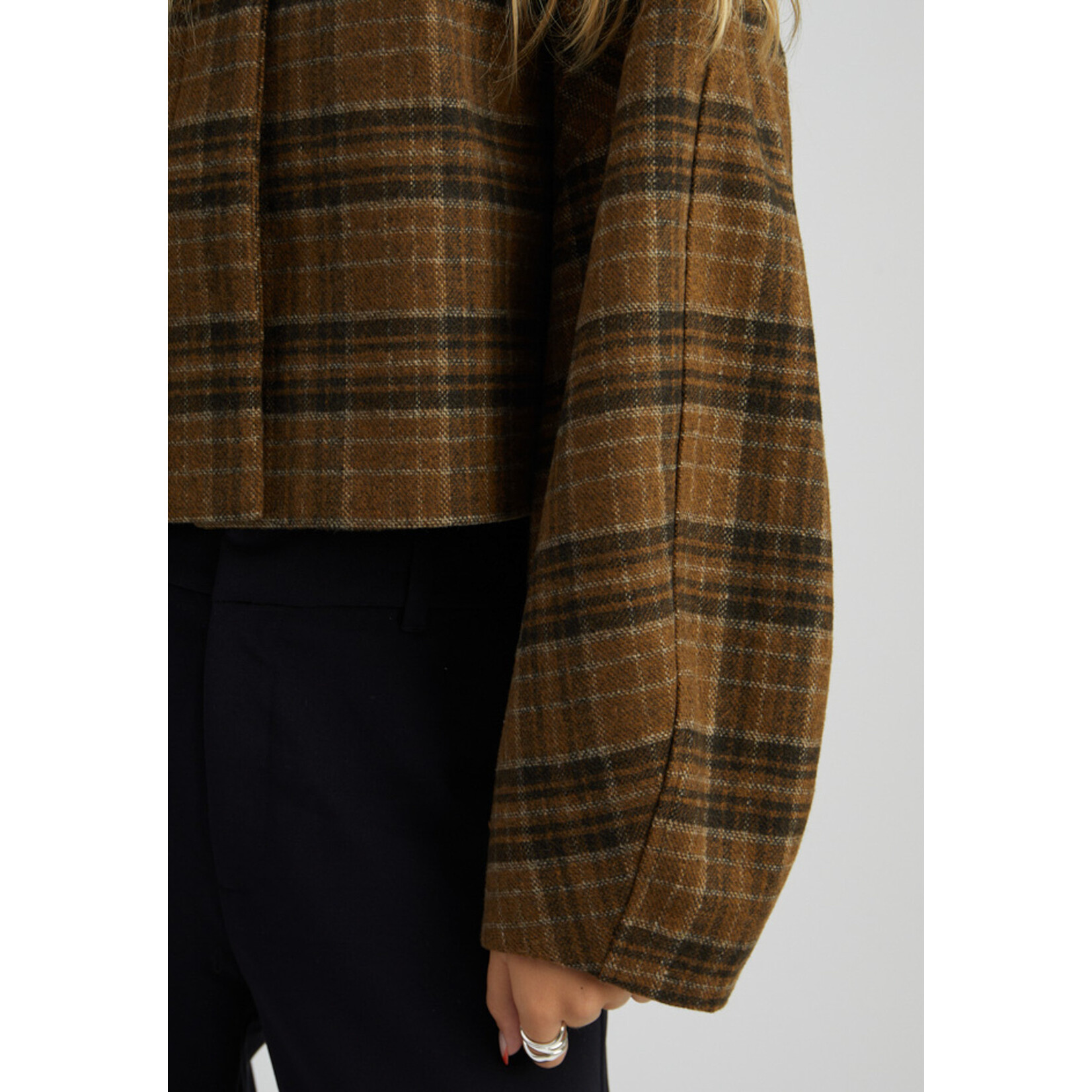 Minus Parilla jacket Chestnut brown
