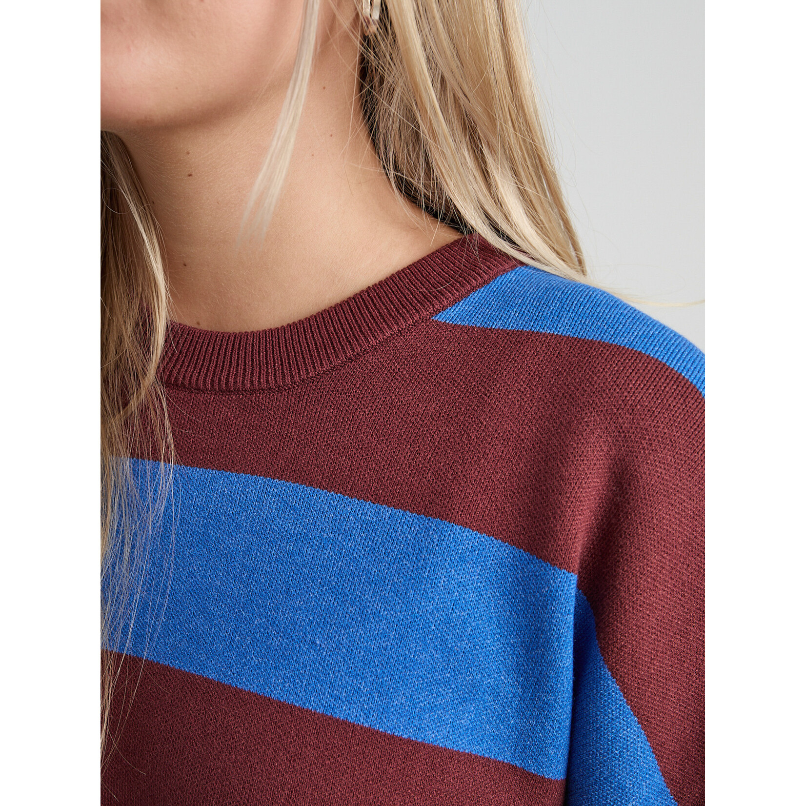 Minus Lolly knit pullover Andorra stripe