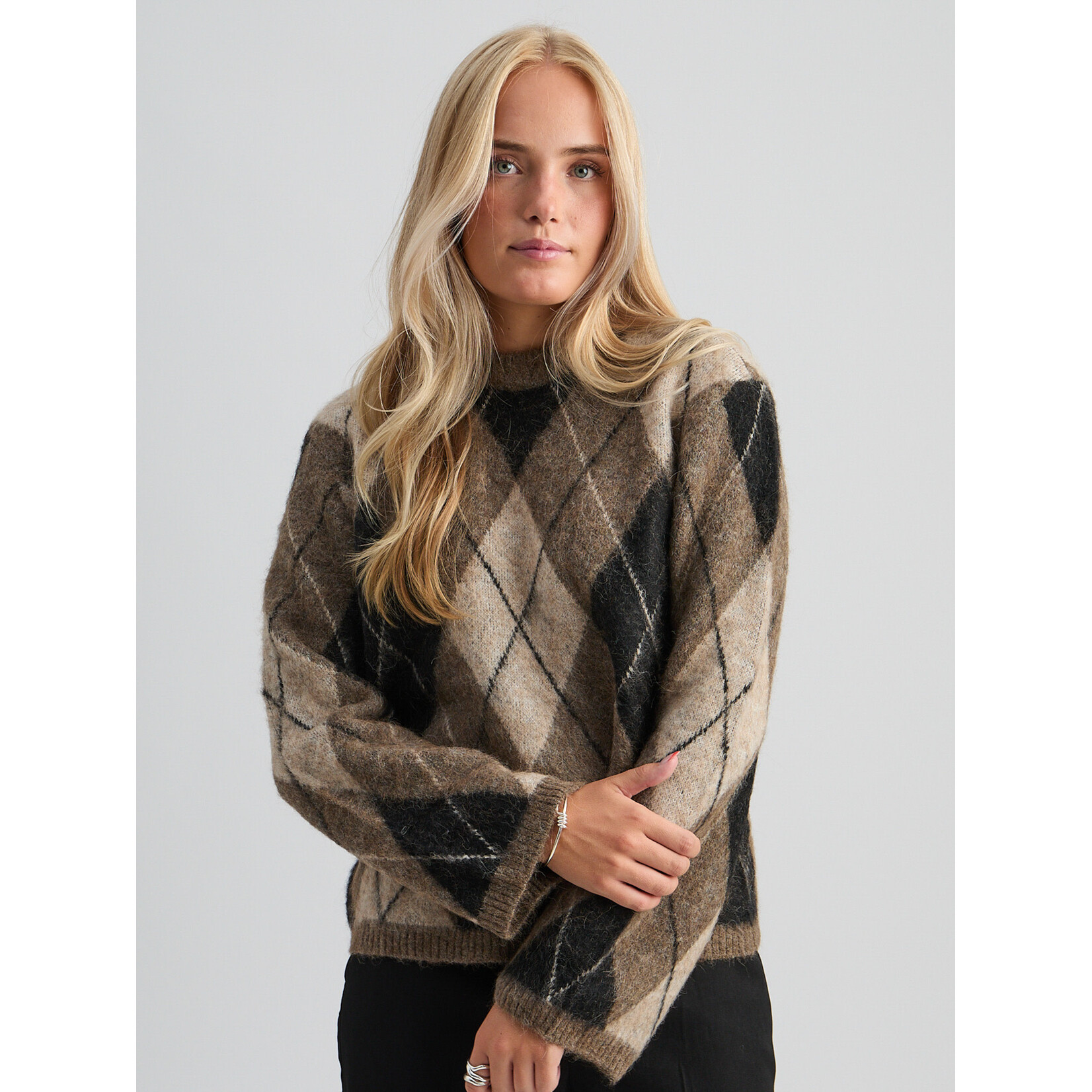 Minus Inara knit pullover Sand grey