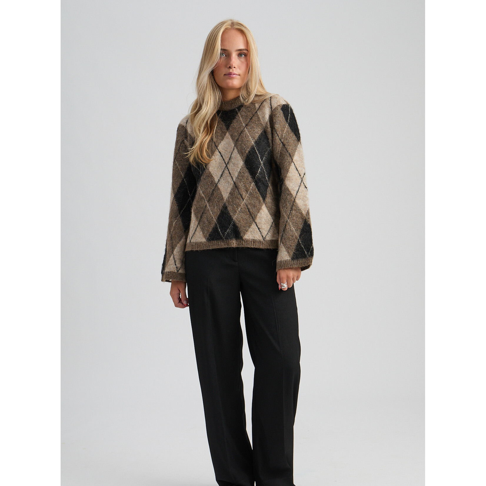 Minus Inara knit pullover Sand grey