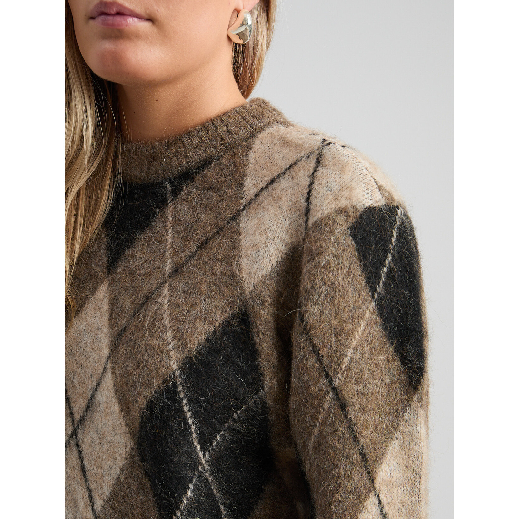 Minus Inara knit pullover Sand grey