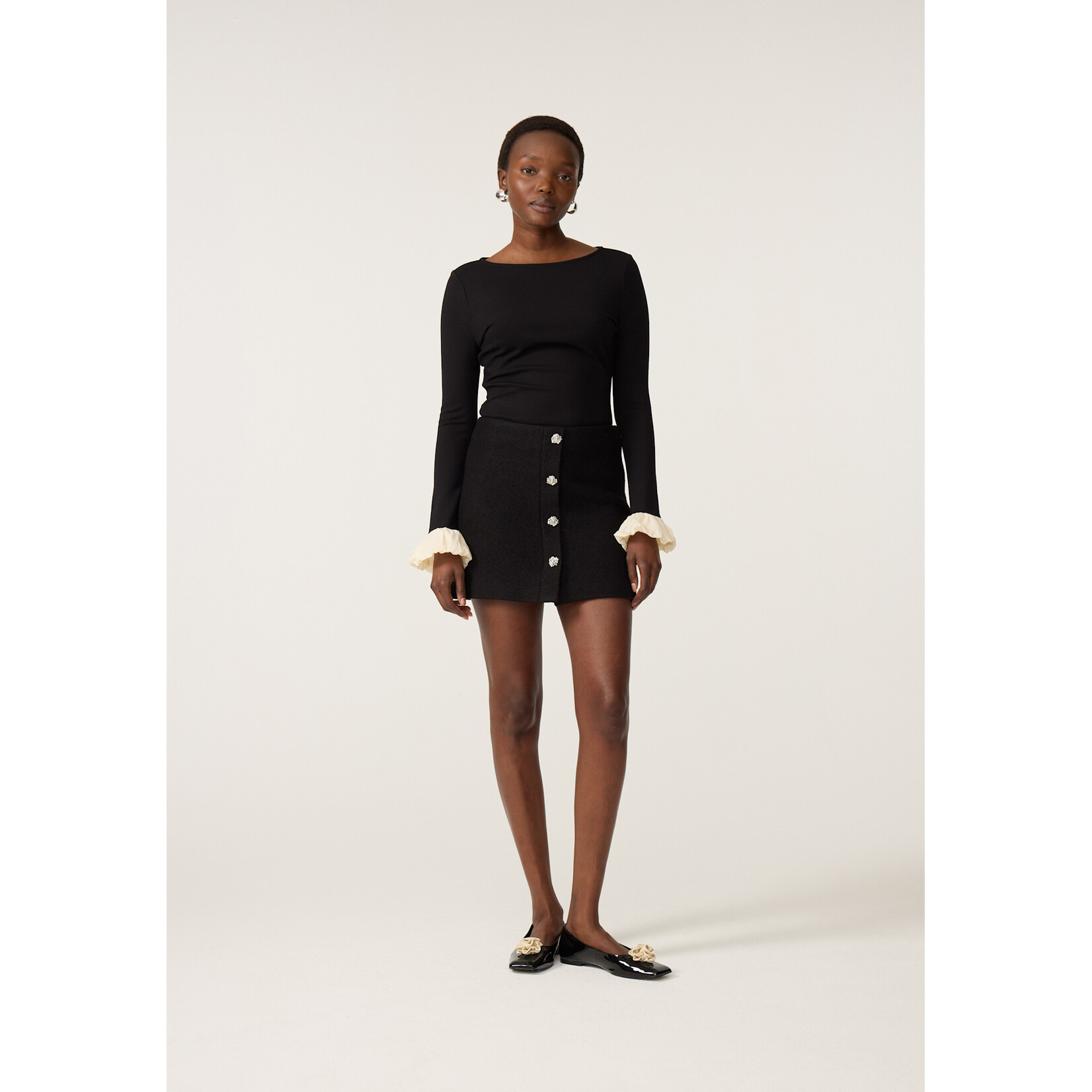 Fabienne Chapot Pop top Black / Cosy white