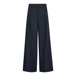 Co'couture Luna pleat pant Navy
