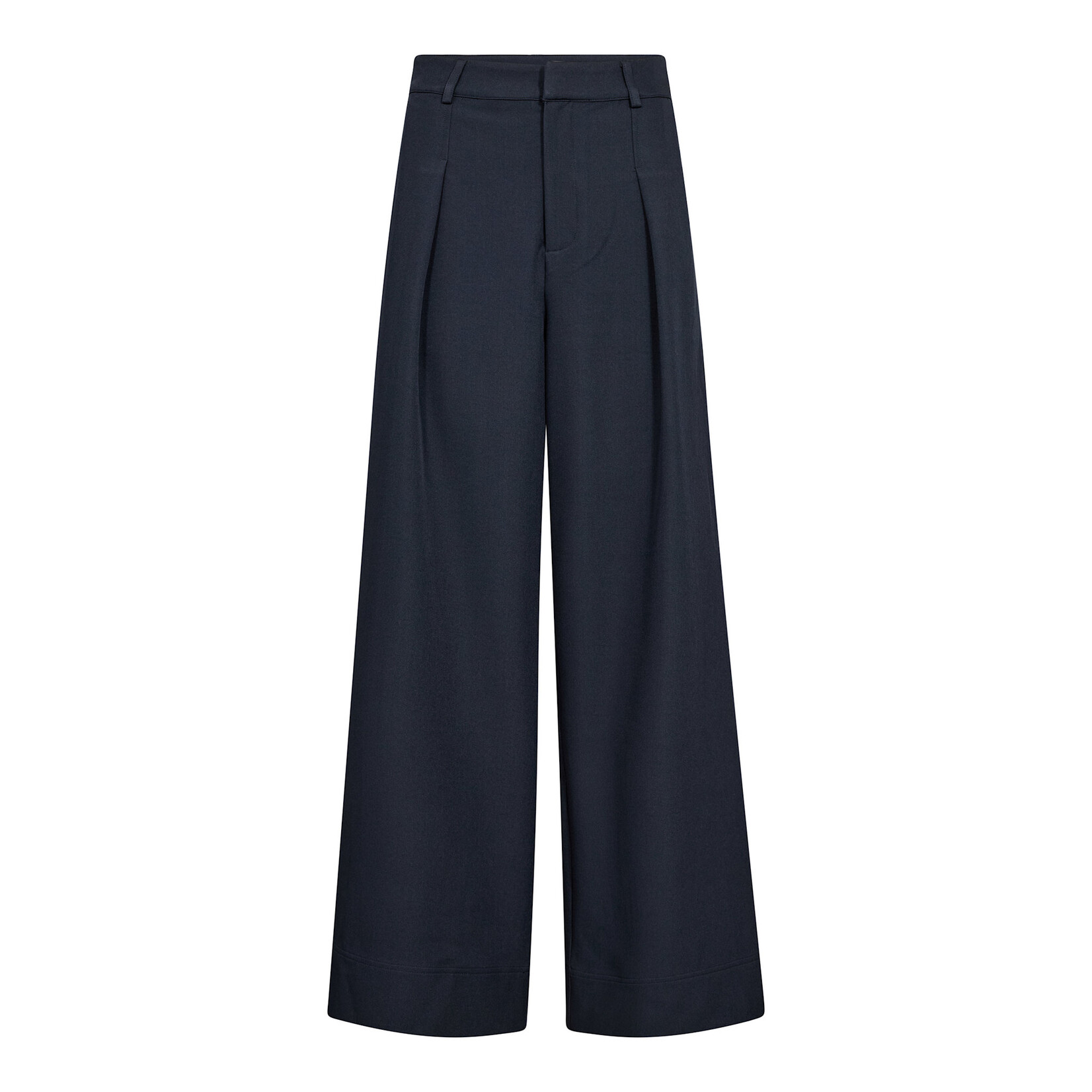 Co'couture Luna pleat pant Navy