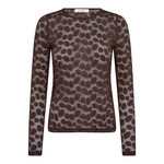 Co'couture Penola o-neck blouse Brown