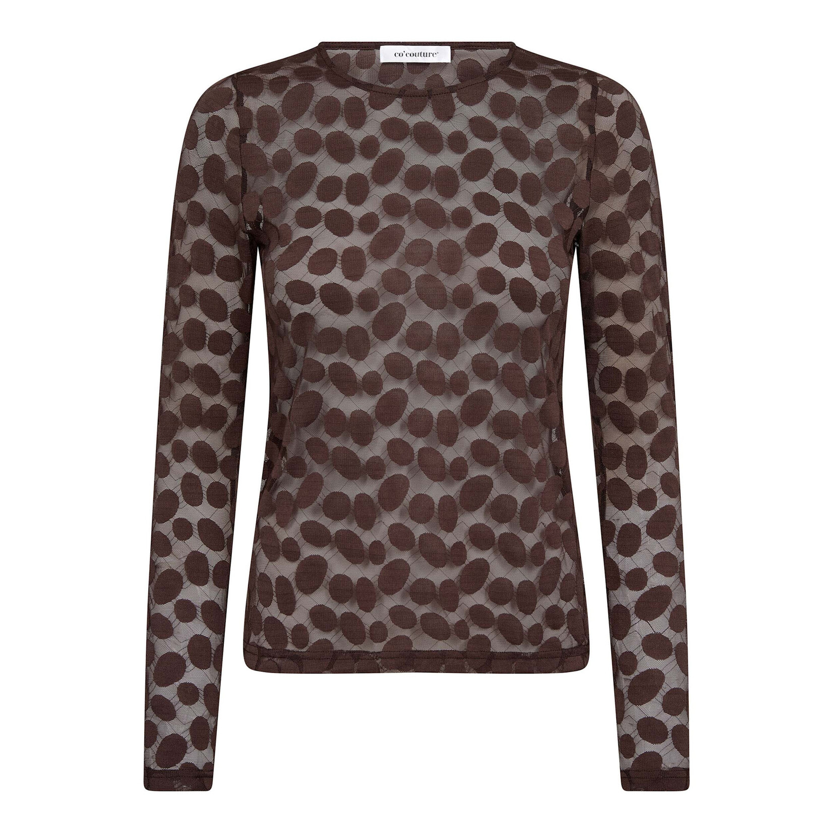 Co'couture Penola o-neck blouse Brown