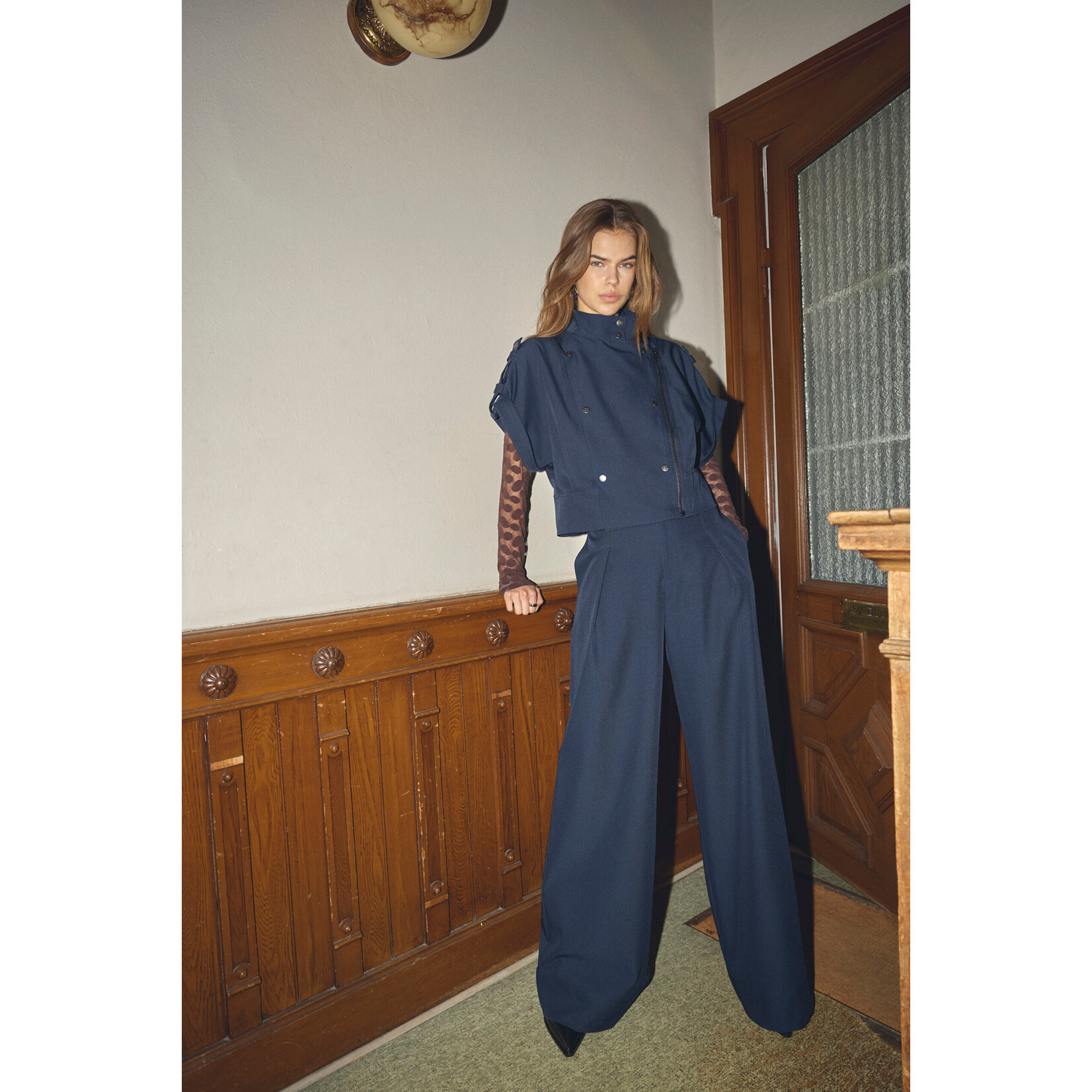 Co'couture Luna vest Navy