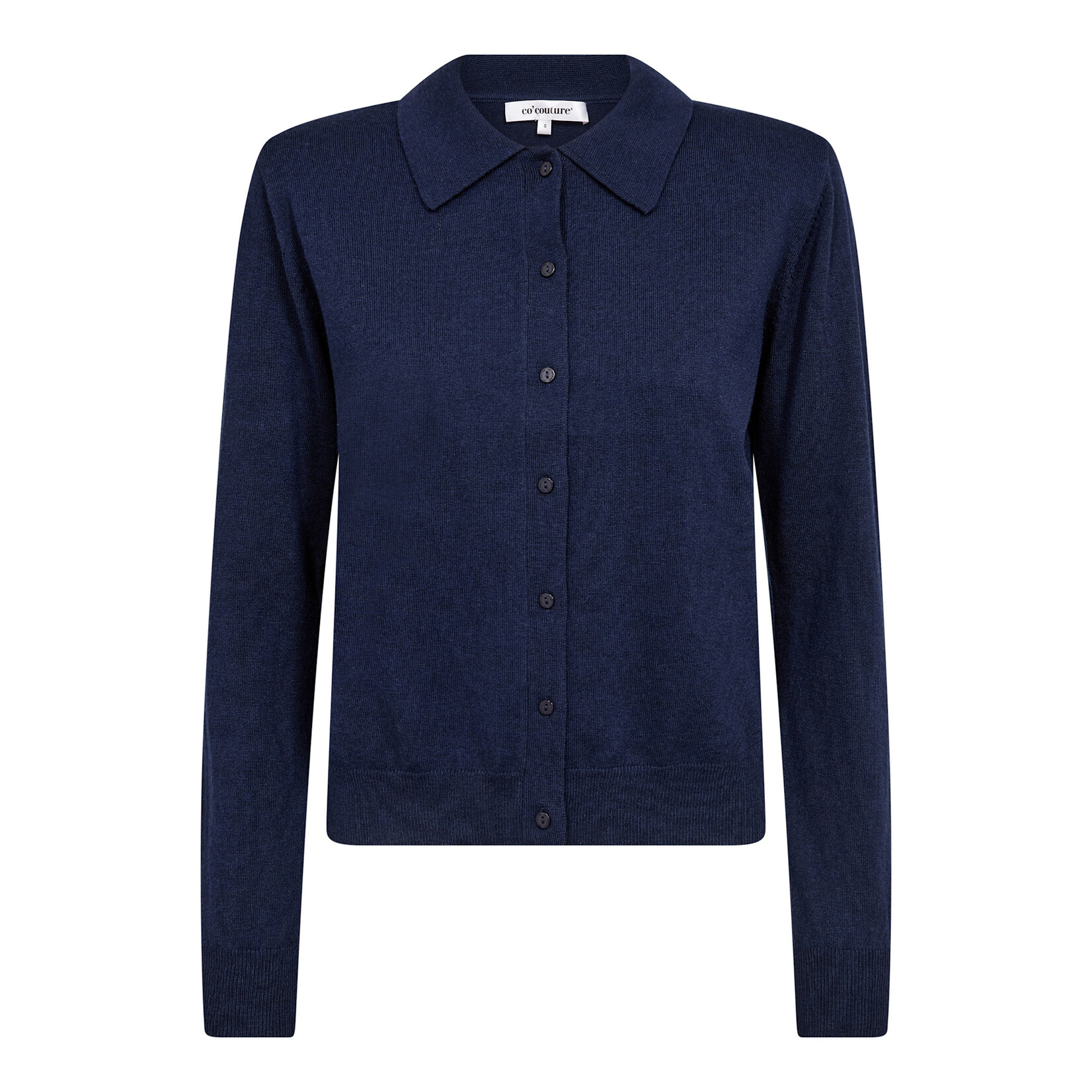 Co'couture Cory padded cardigan Navy