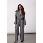 Co'couture Jacky crop blazer Mid grey
