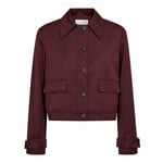 Co'couture Terry jacket Wine red
