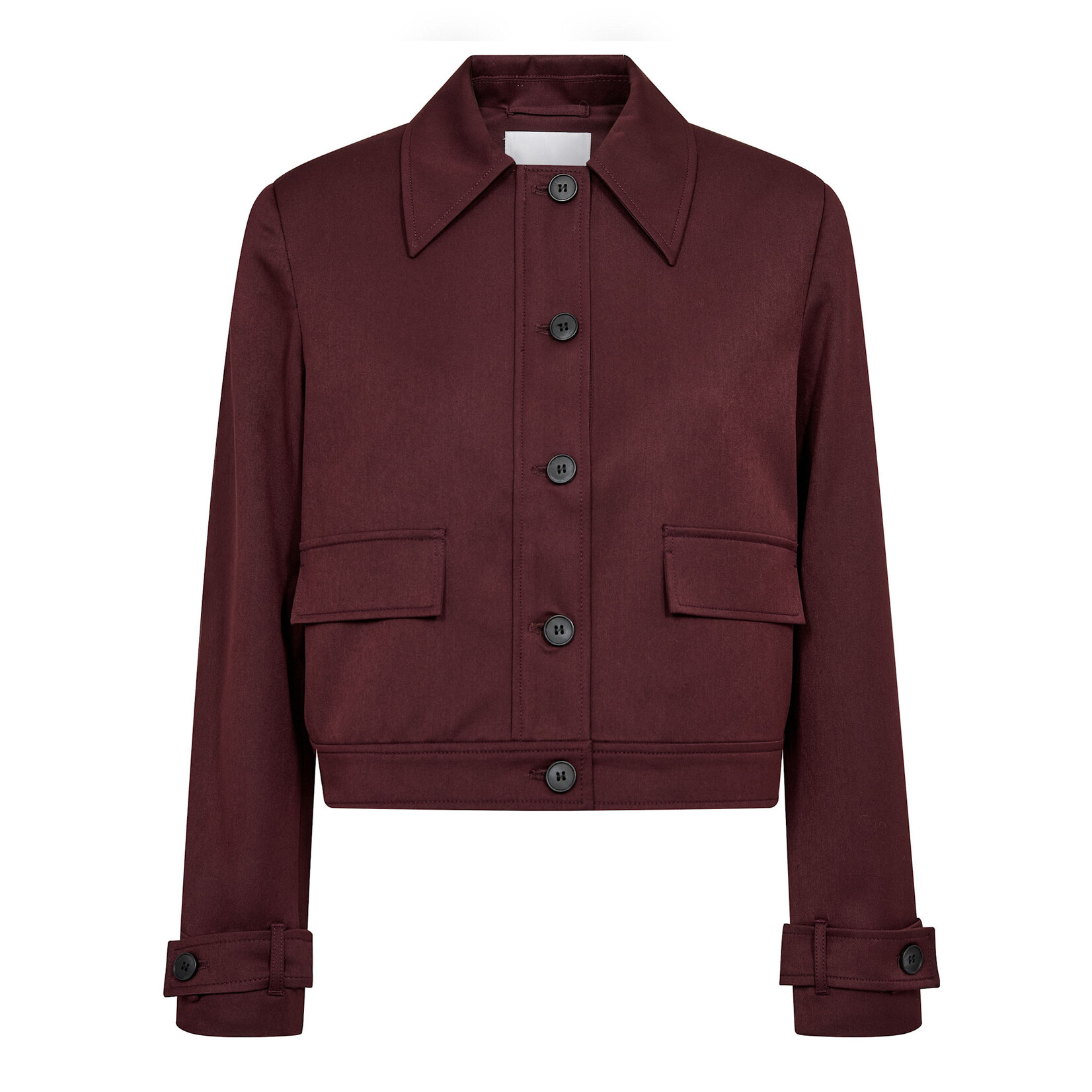 Co'couture Terry jacket Wine red