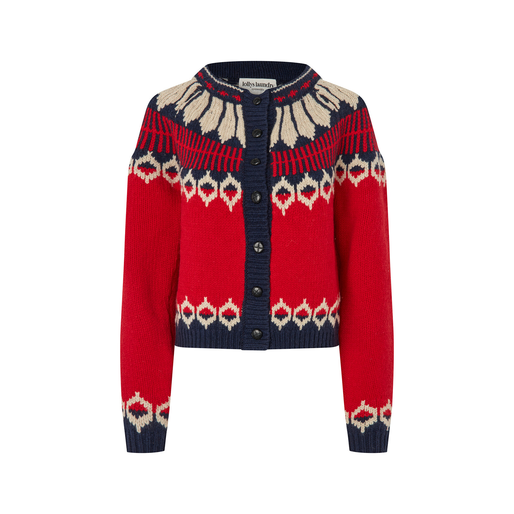 Lollys Laundry Clare knit cardigan Red