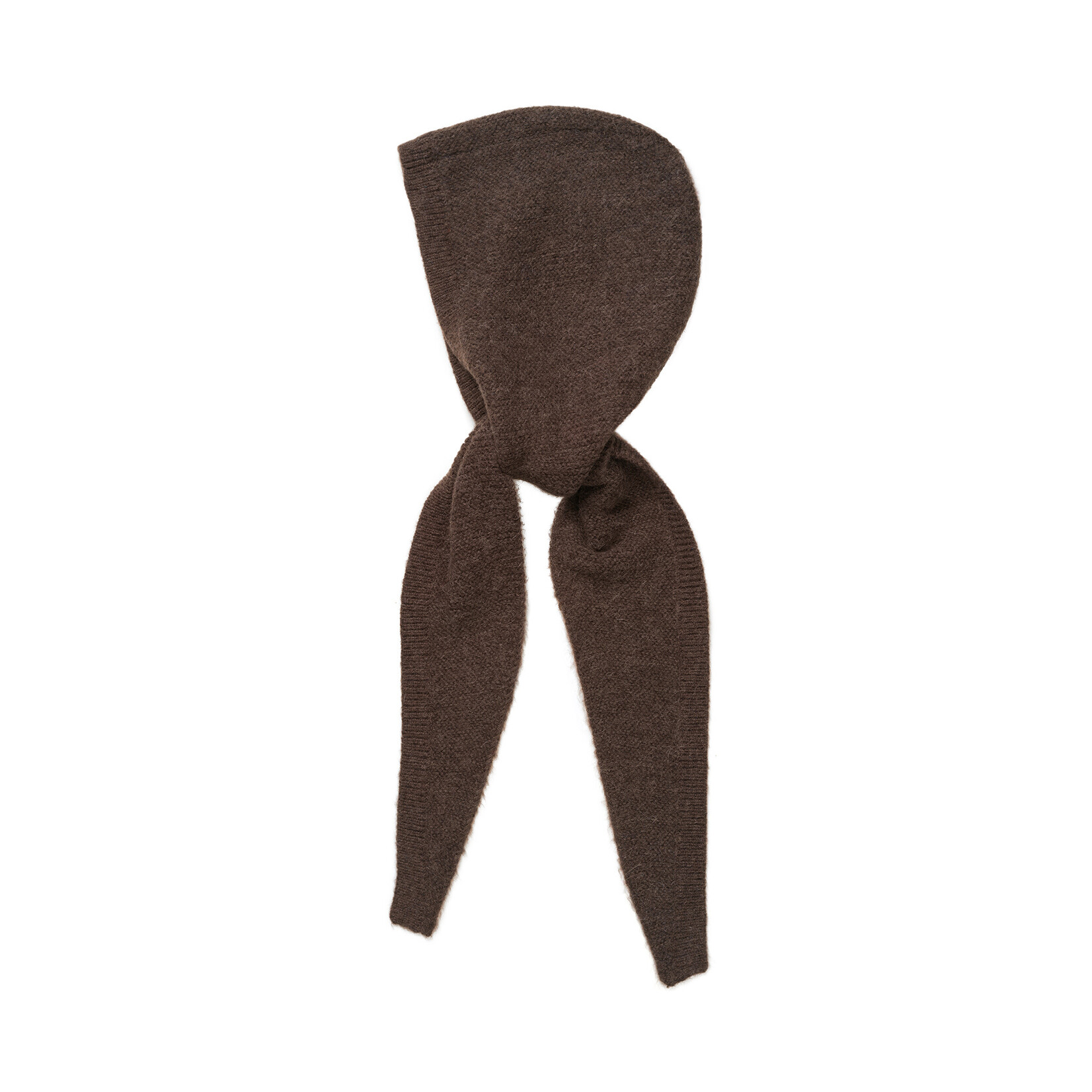 Lollys Laundry Elise knit bonnet Dark mokka