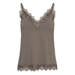 Rosemunde Bridget lace strap top Walnut