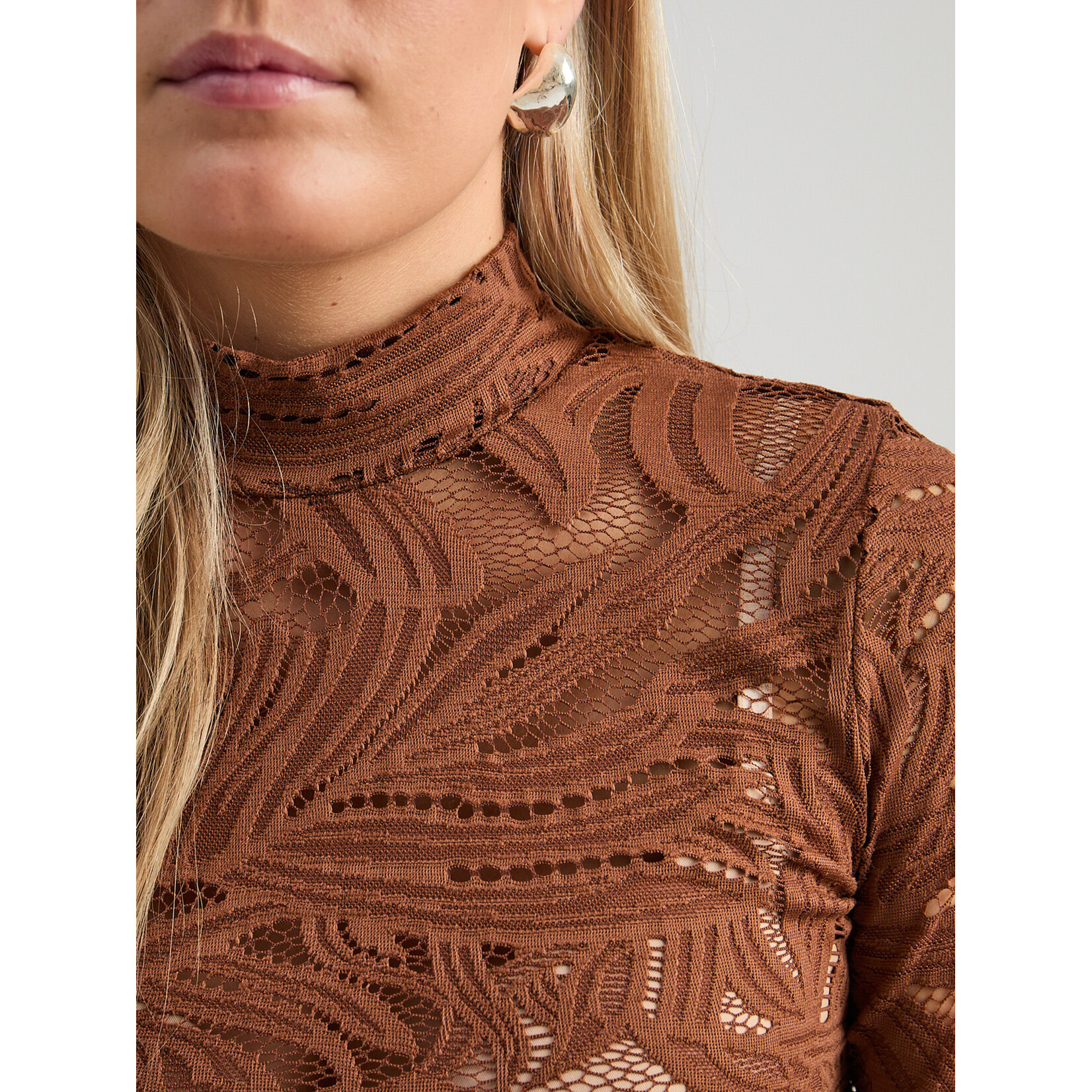 Minus Lovena long sleeve top Tiramisu