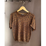 Celine leopard lurex Camel