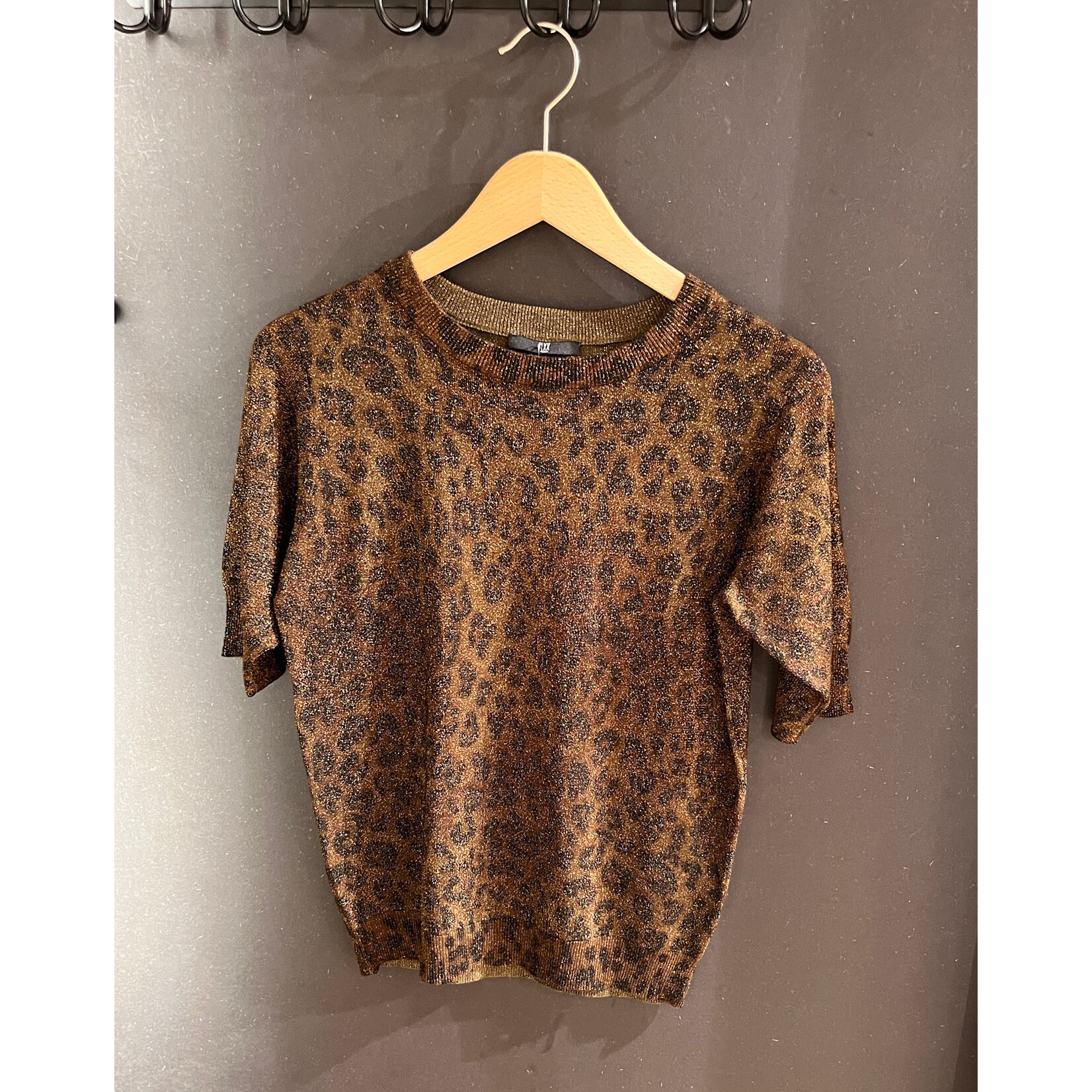 Celine leopard lurex Camel