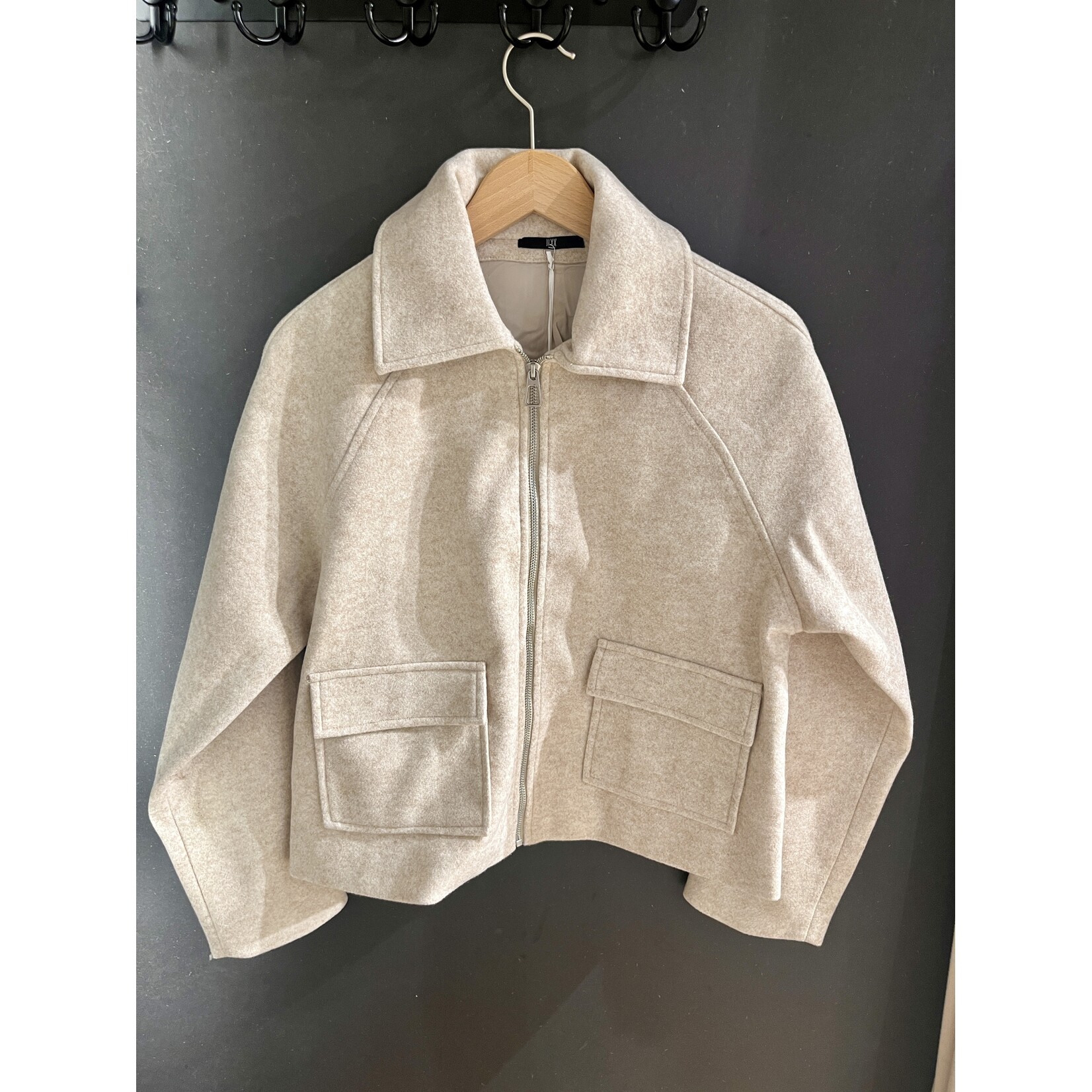 Emily felt short jacket Sand melee