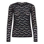 Co'couture Penola o-neck blouse Navy
