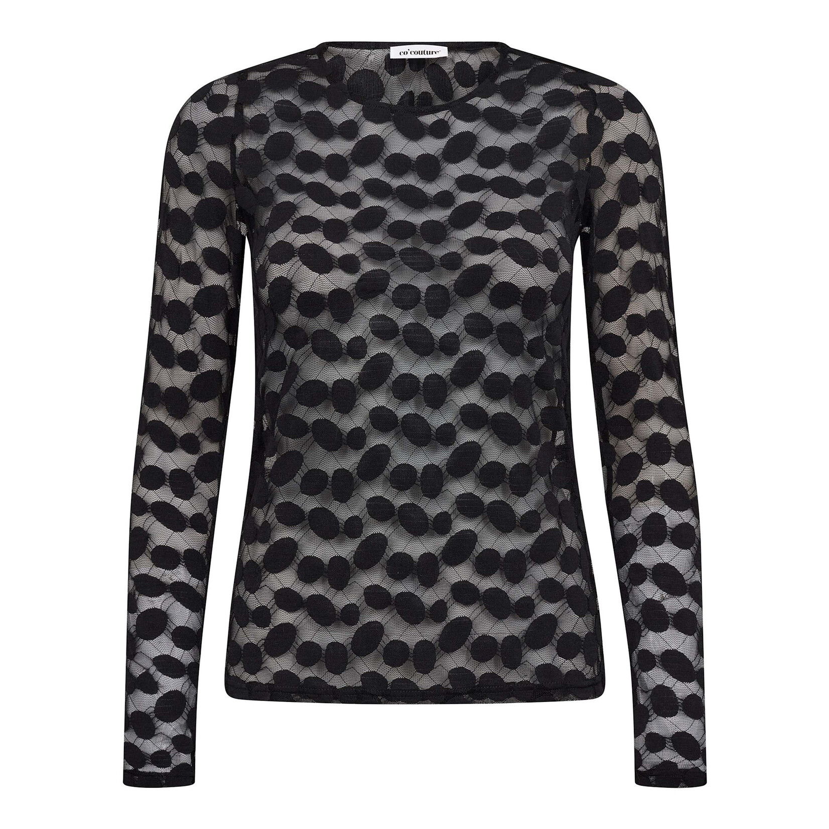 Co'couture Penola o-neck blouse Navy