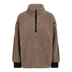 Co'couture Madin fleece anorak Walnut