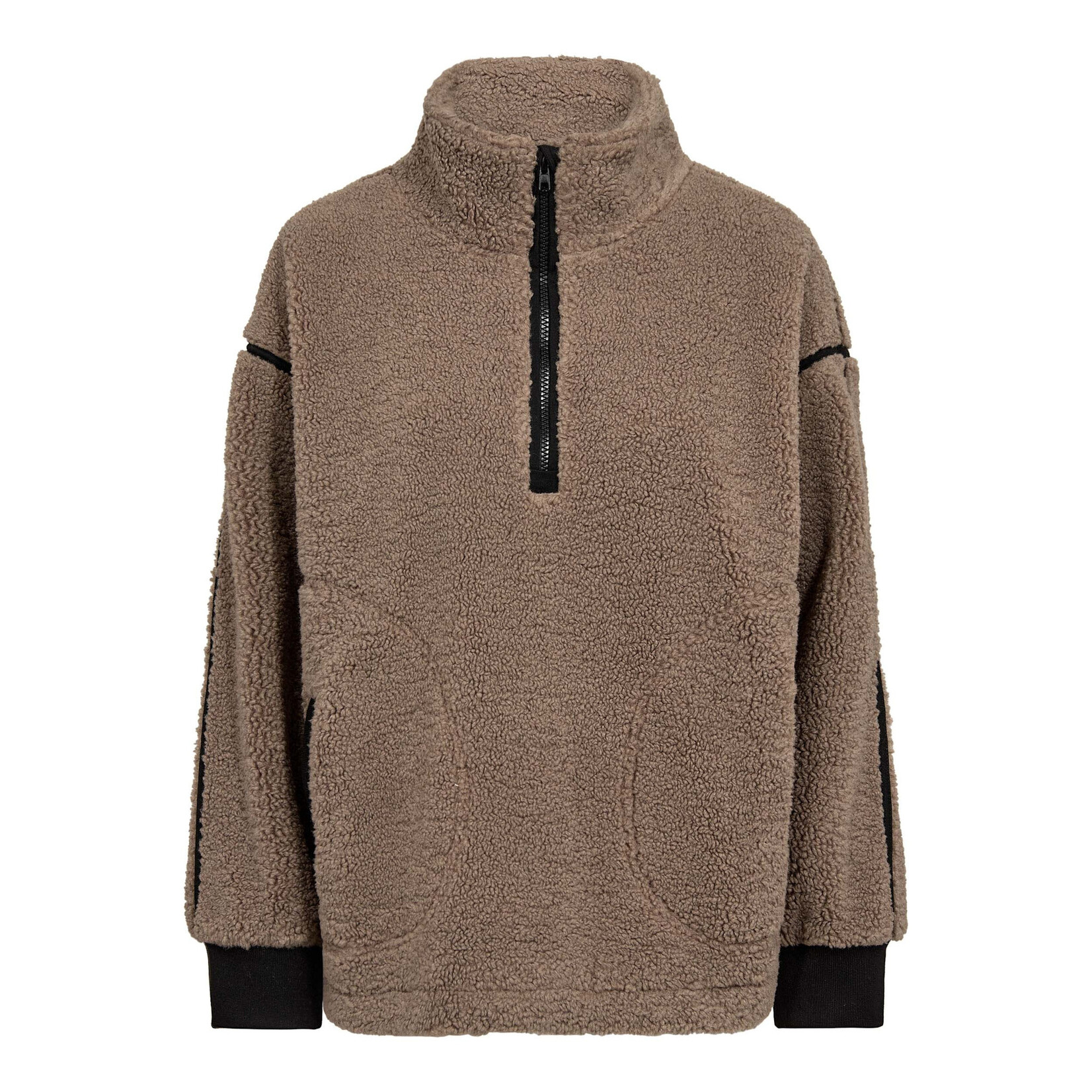 Co'couture Madin fleece anorak Walnut