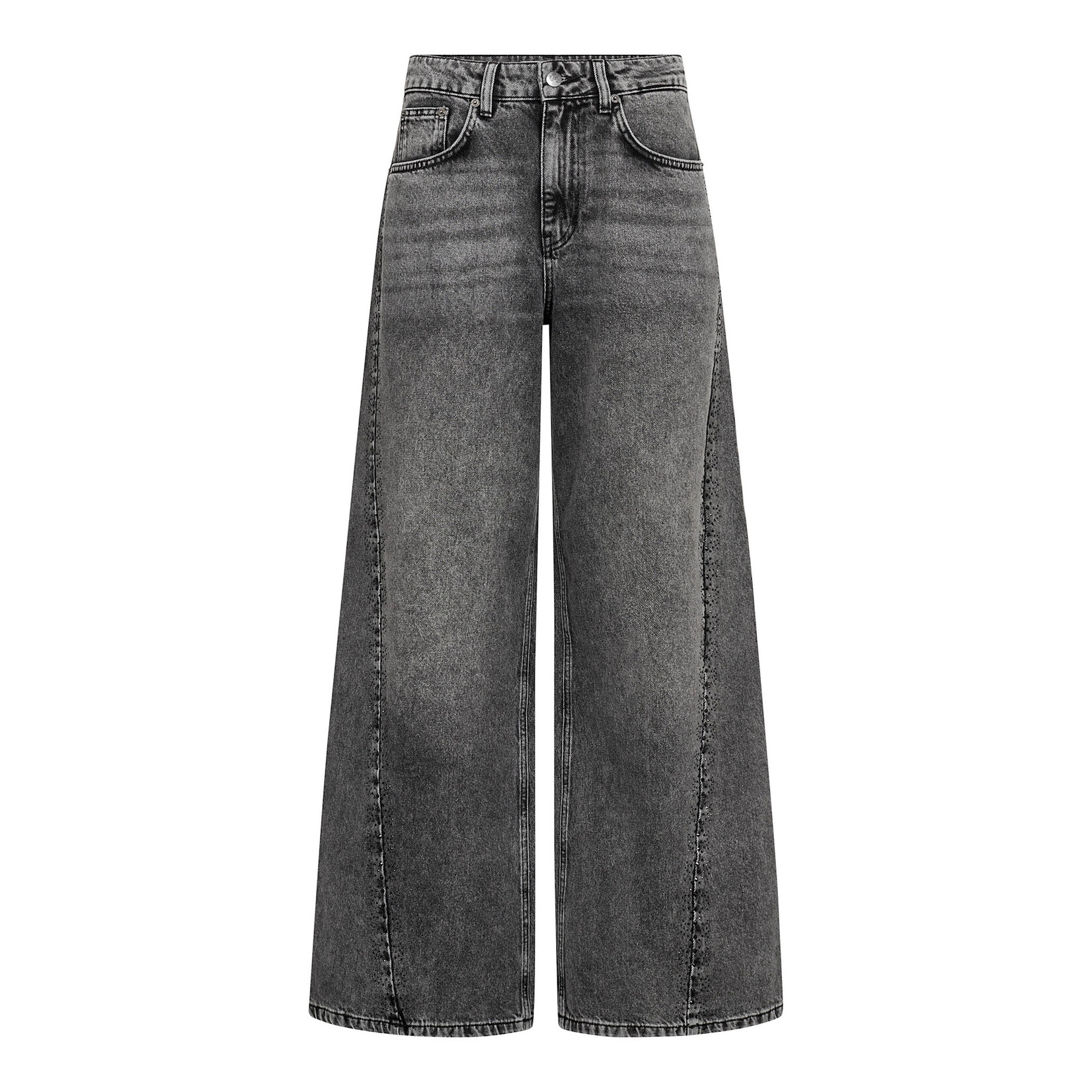 Co'couture Vicky stone wide jeans Black