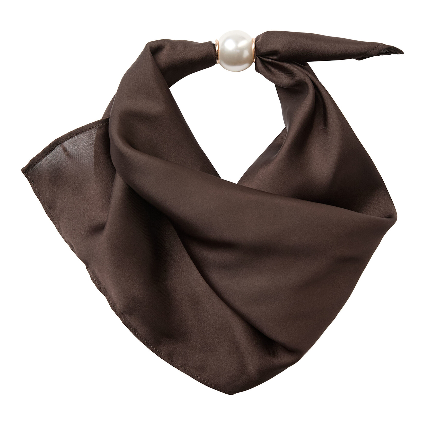 Co'couture Pearl scarf Bison