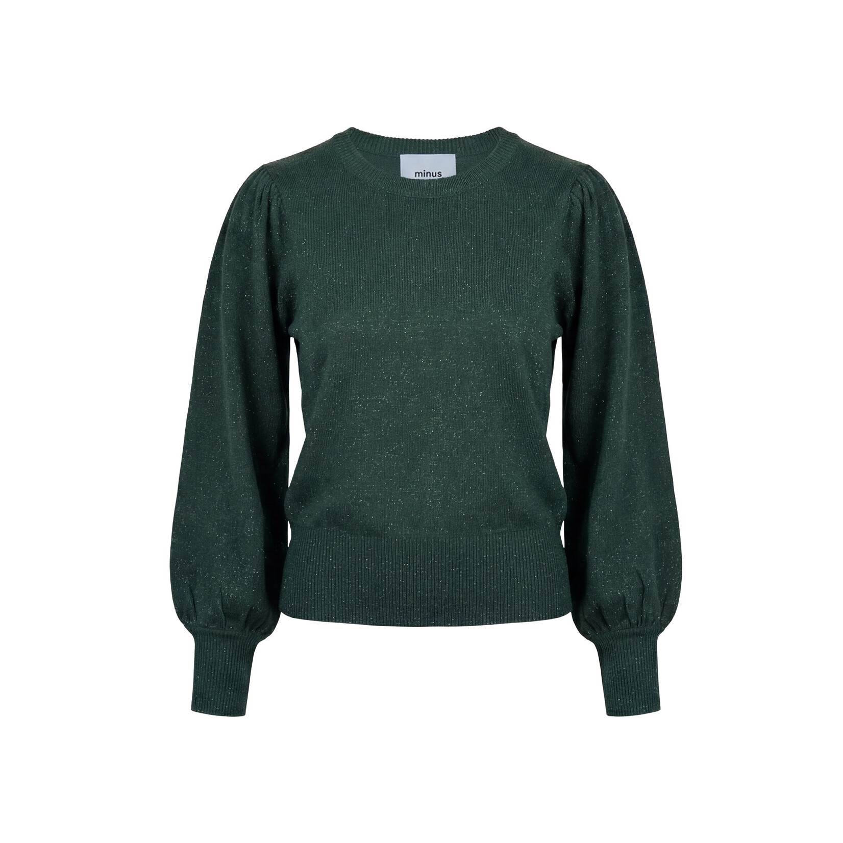 Minus Liva metallic longsleeve pullover Green gables