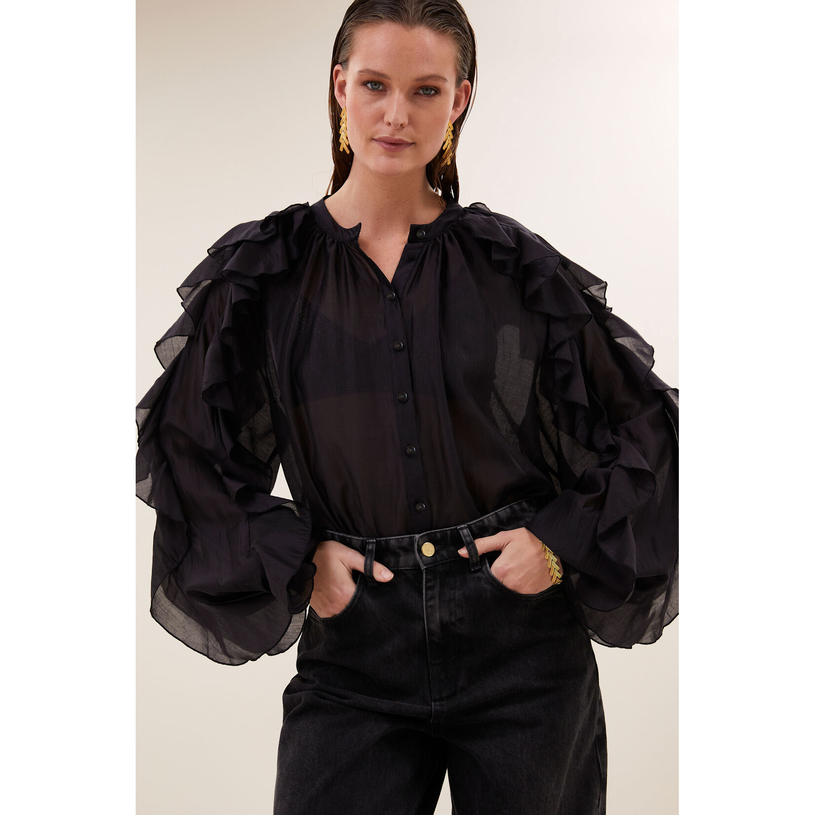 By-Bar Miyu blouse Black