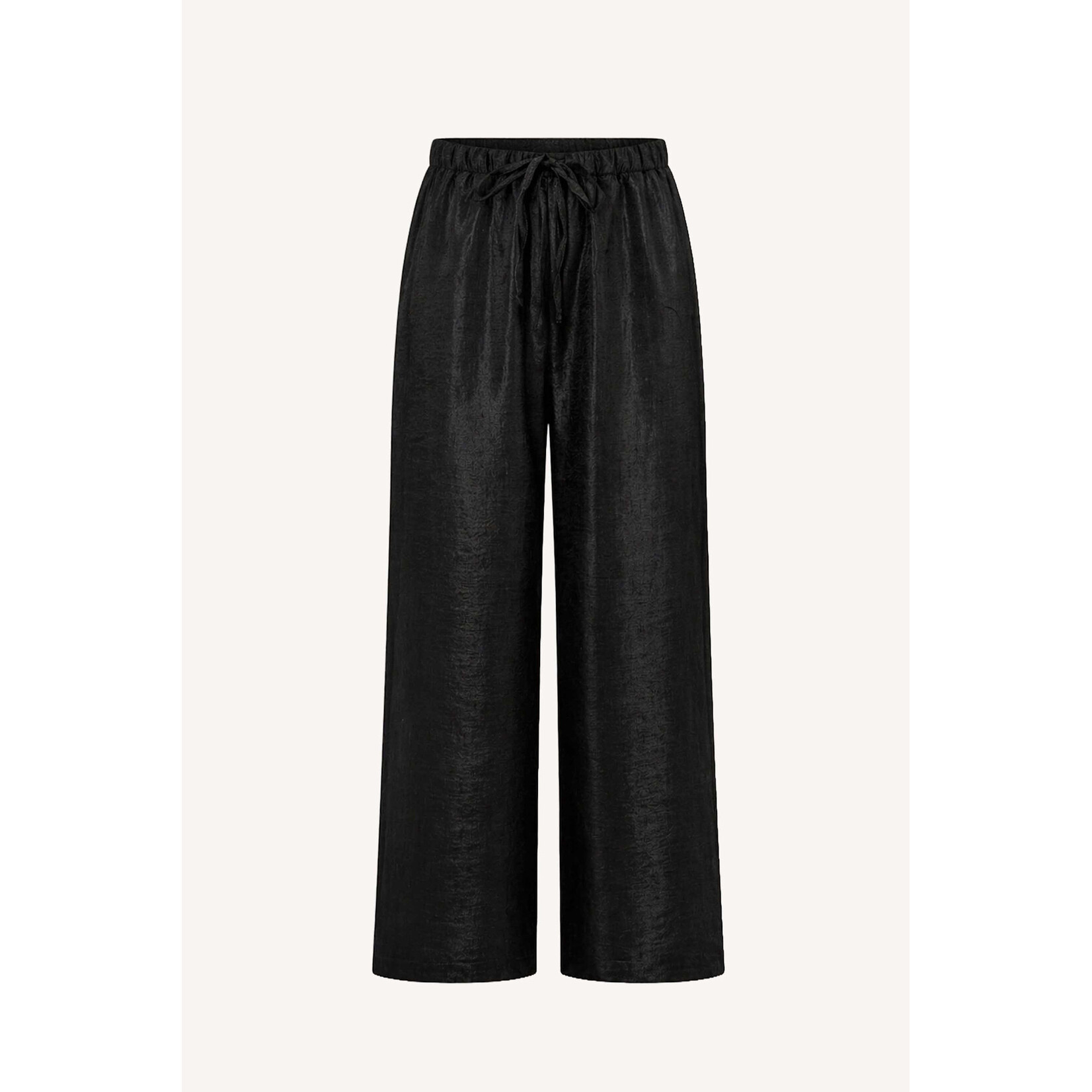 By-Bar Pelle metallic pants Black
