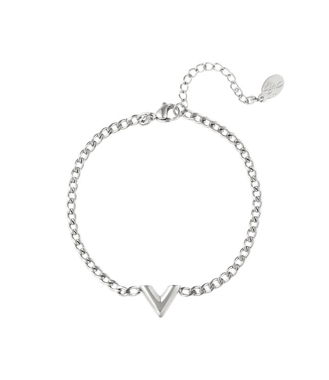 V Bracelet - Silver